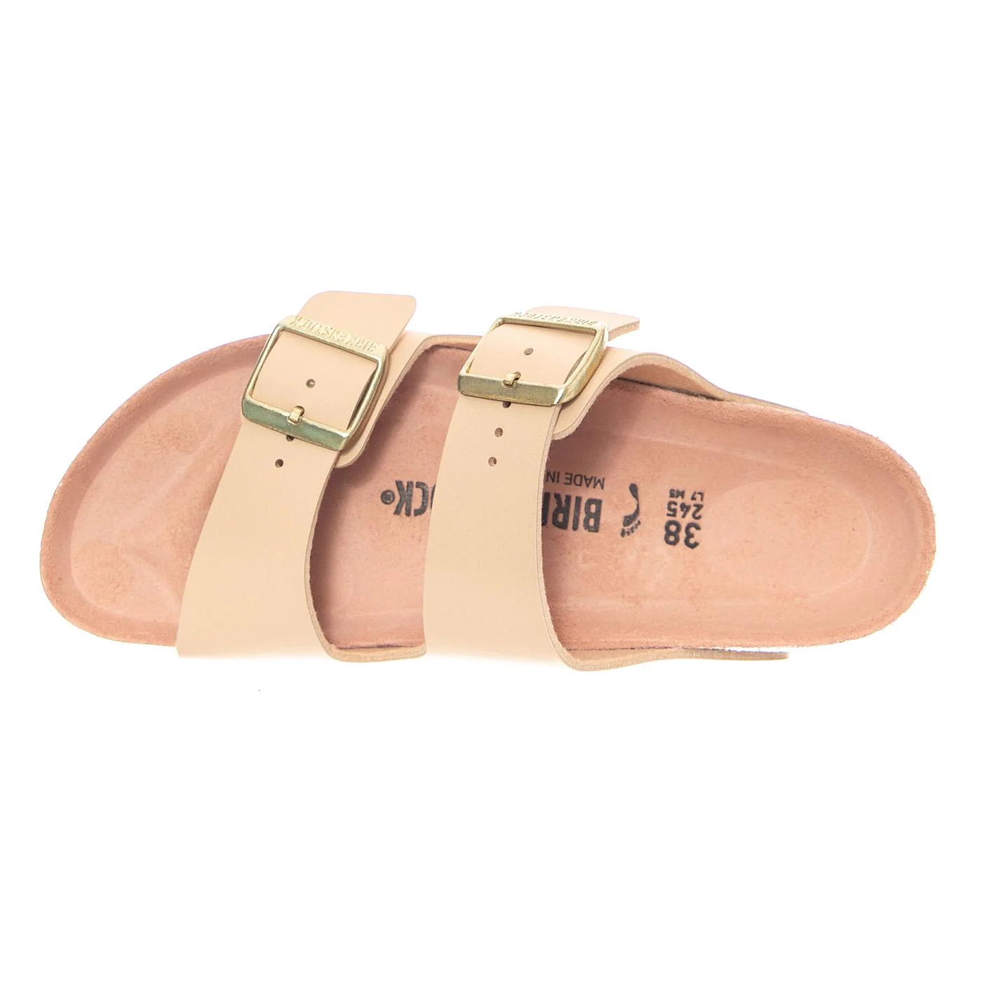 Arizona Triples Birko Flor Narrow Fit New Beige / Pink Clay - Sandali Donna Beige Donna BIRKENSTOCK - Image 6