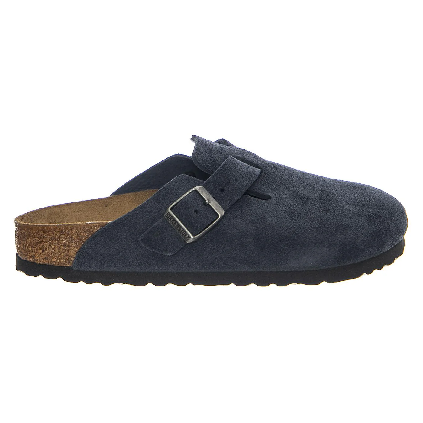 Boston New Navy, Suede Leather - Sandali Uomo Blu Uomo BIRKENSTOCK