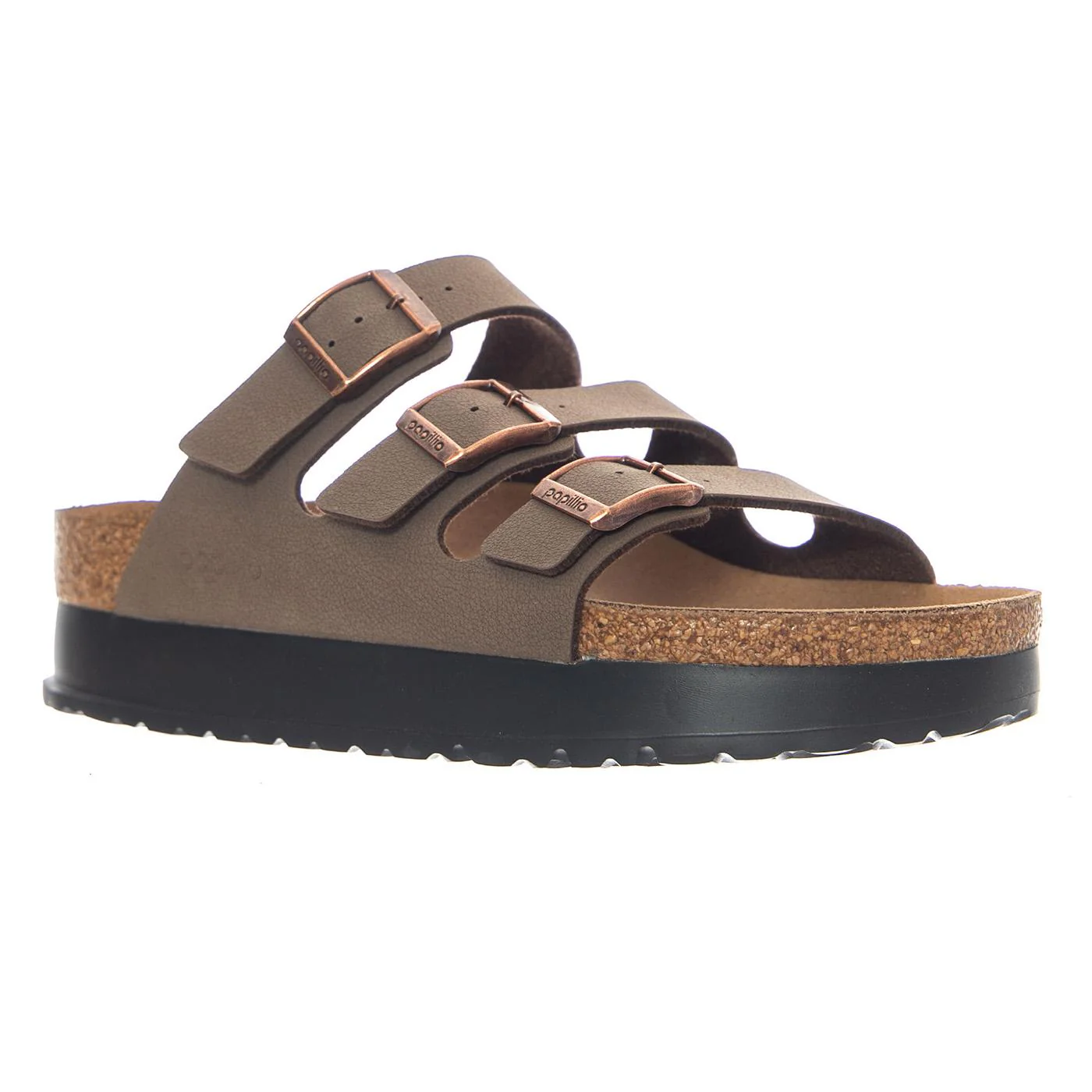 Florida III Platform Vegan Birkibuc Narrow Fit Mocca - Sandali Donna Marroni Donna BIRKENSTOCK - Image 2