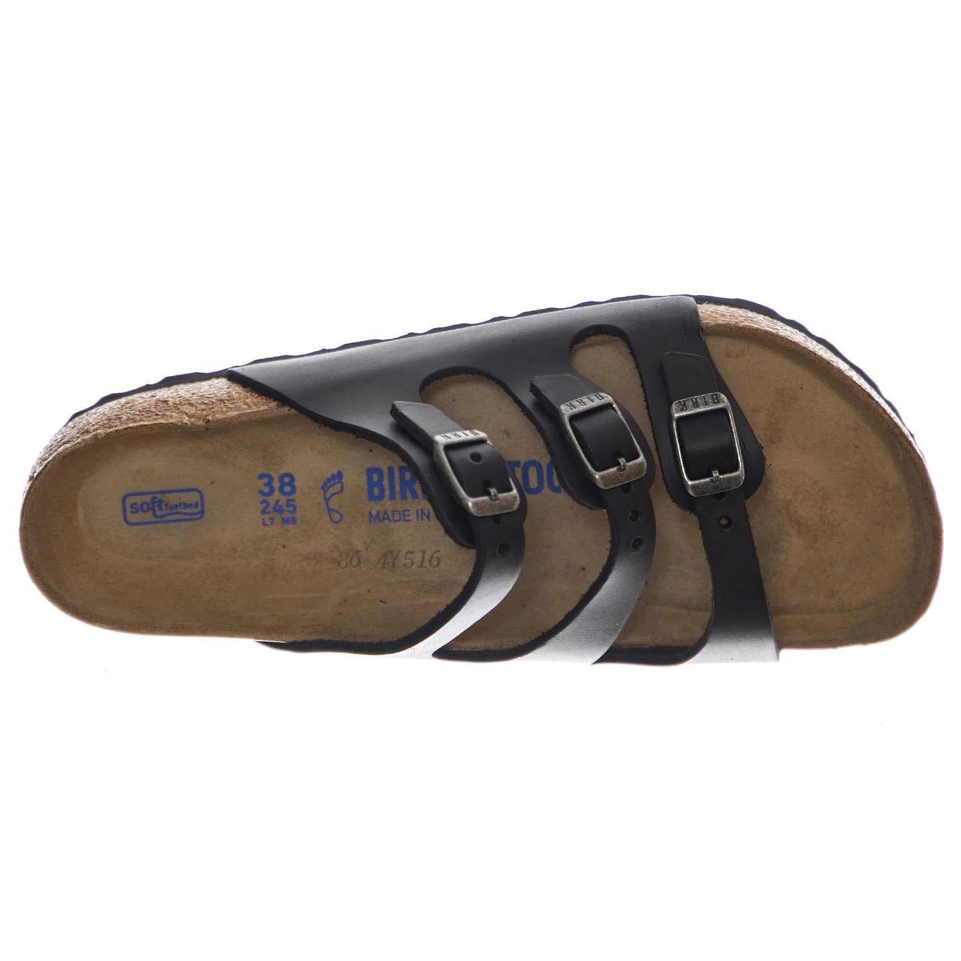 Florida SFB black, Oiled Leather - Sandali Donna Neri  Donna BIRKENSTOCK - Image 6