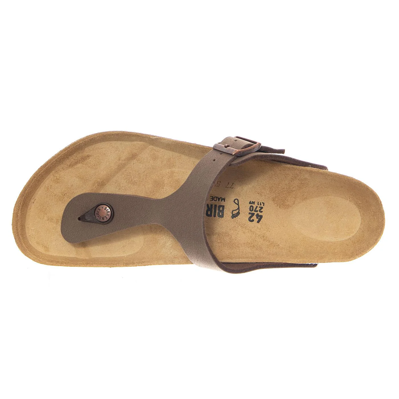 Gizeh Birkibuc Regular Fit Mocca - Sandali Uomo / Donna Marroni Uomo BIRKENSTOCK - Image 6