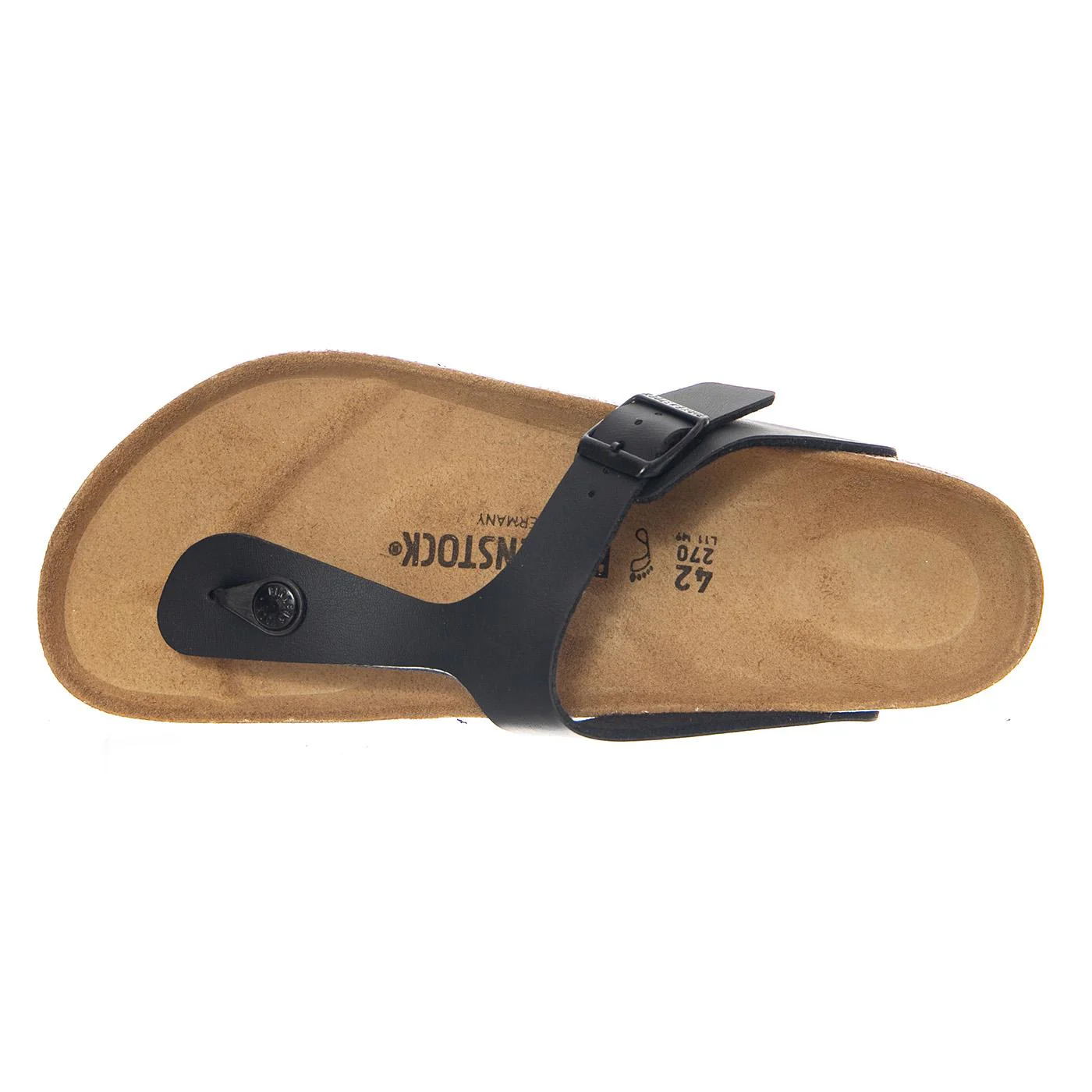 Gizeh Birko Flor Regular Fit Black - Sandali Uomo / Donna Neri Uomo BIRKENSTOCK - Image 6