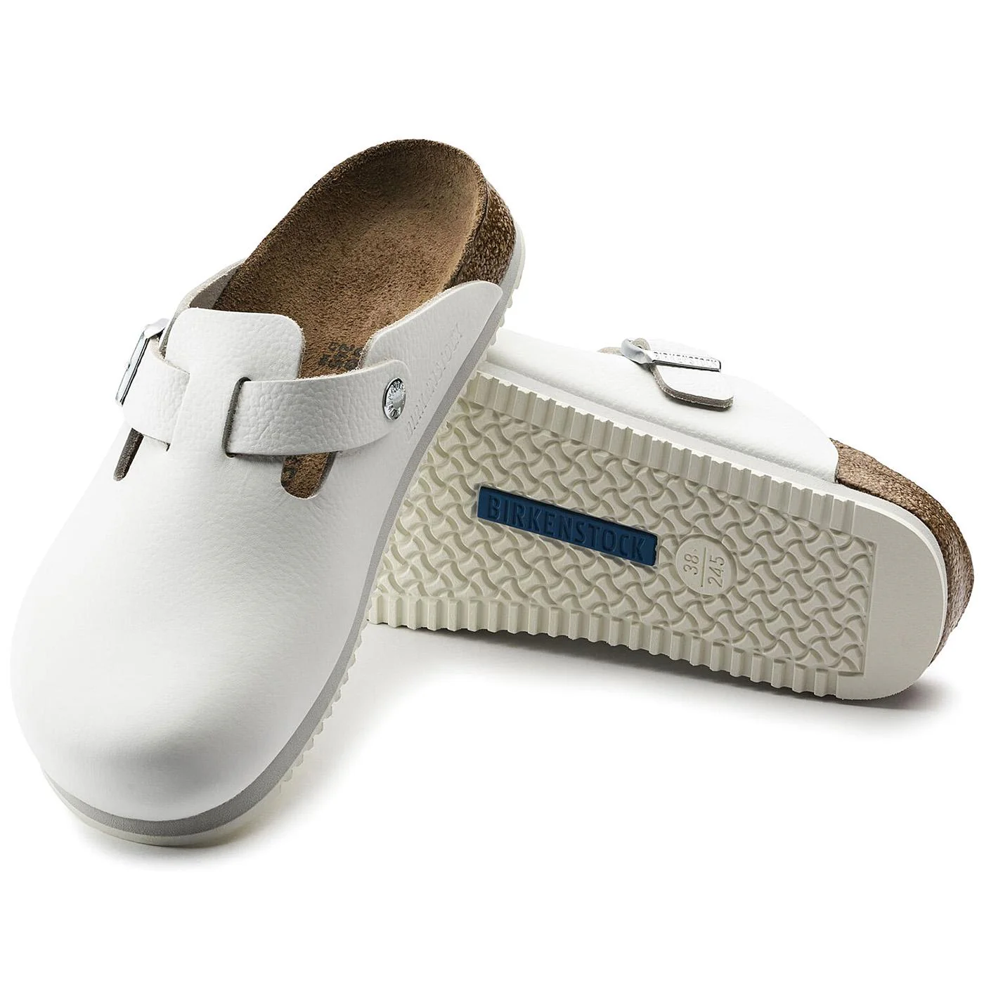 M' Boston BS White Regular Fit - Sandali Uomo Bianchi - Calzata Regolare  Uomo BIRKENSTOCK - Image 2