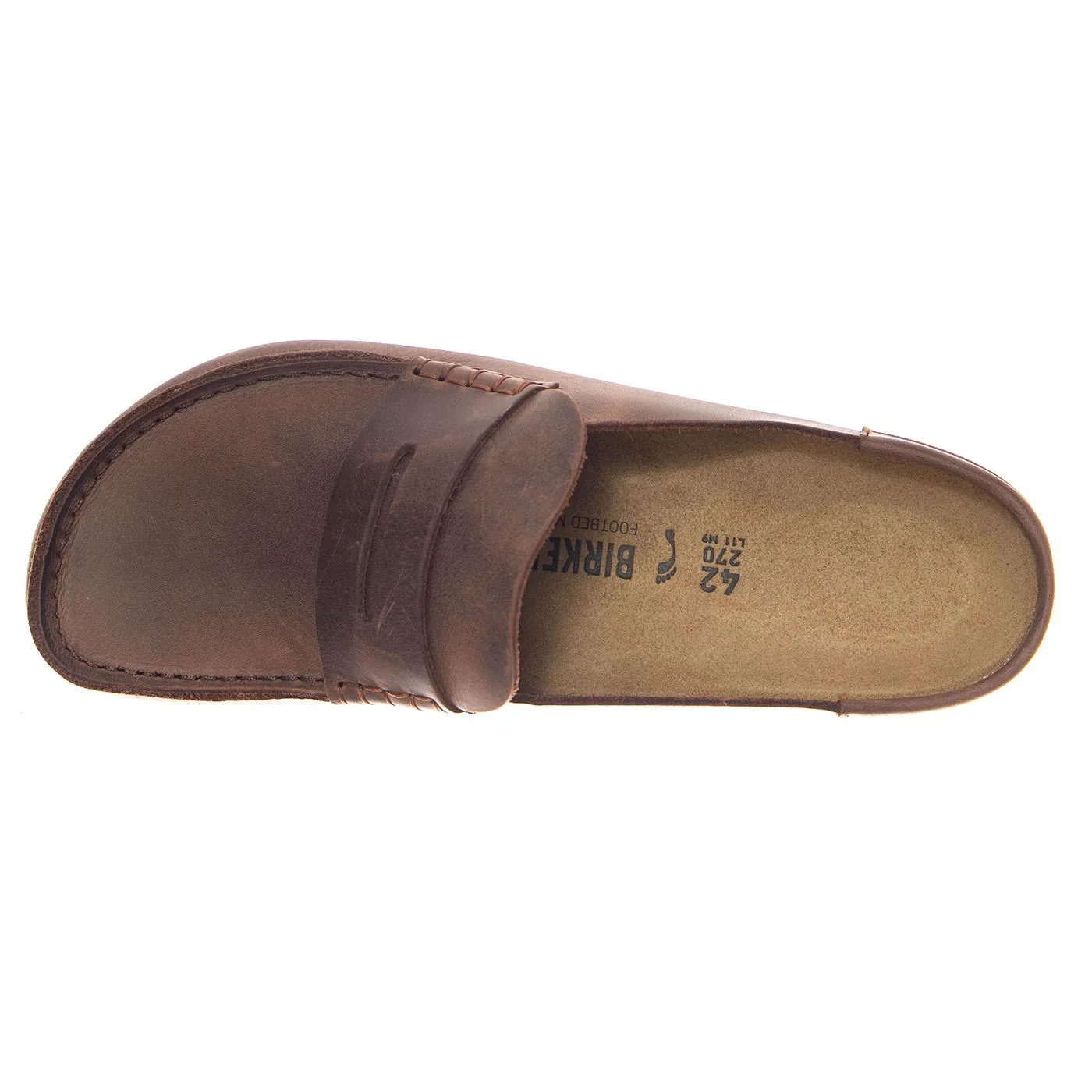 Naples Wrapped Oiled Leather Narrow Fit Habana - Mocassini Uomo Marroni  Uomo BIRKENSTOCK - Image 6