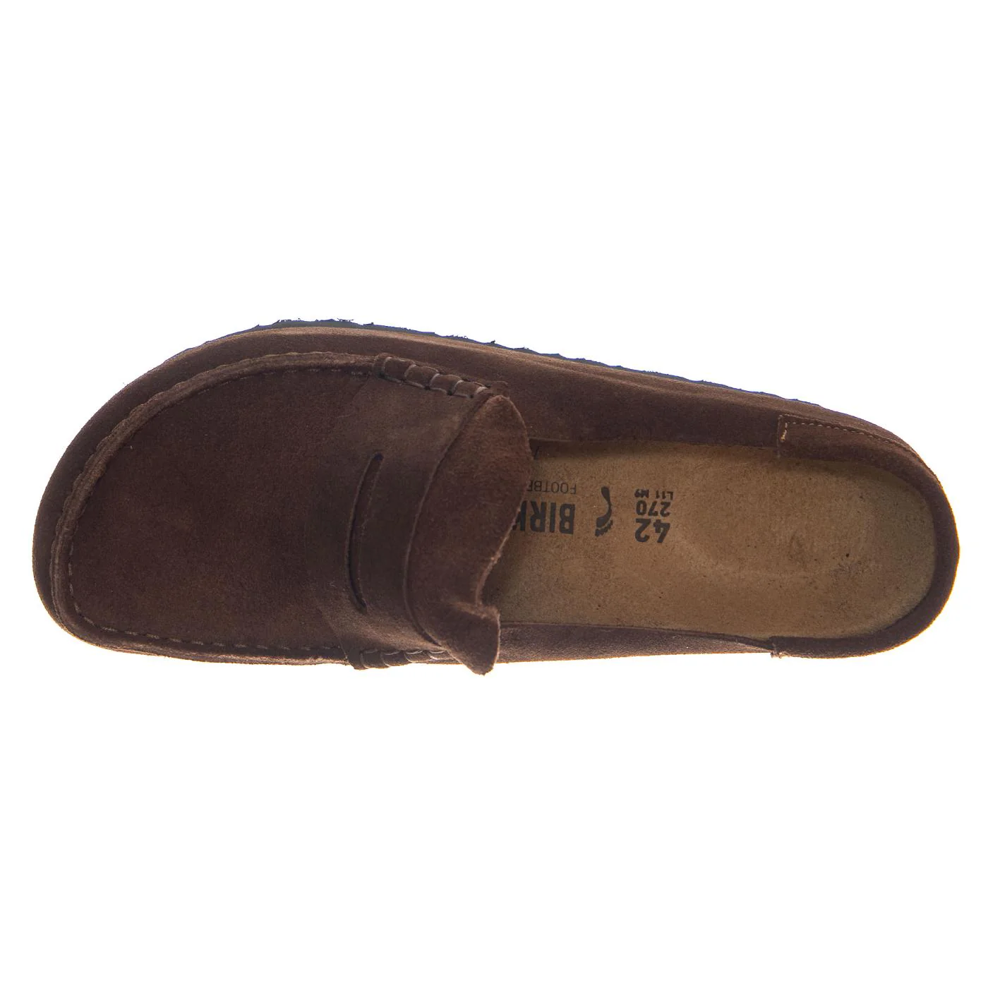 Naples Wrapped Suede Leather Narrow Fit Carafe - Mocassini Uomo Marroni Uomo BIRKENSTOCK - Image 6