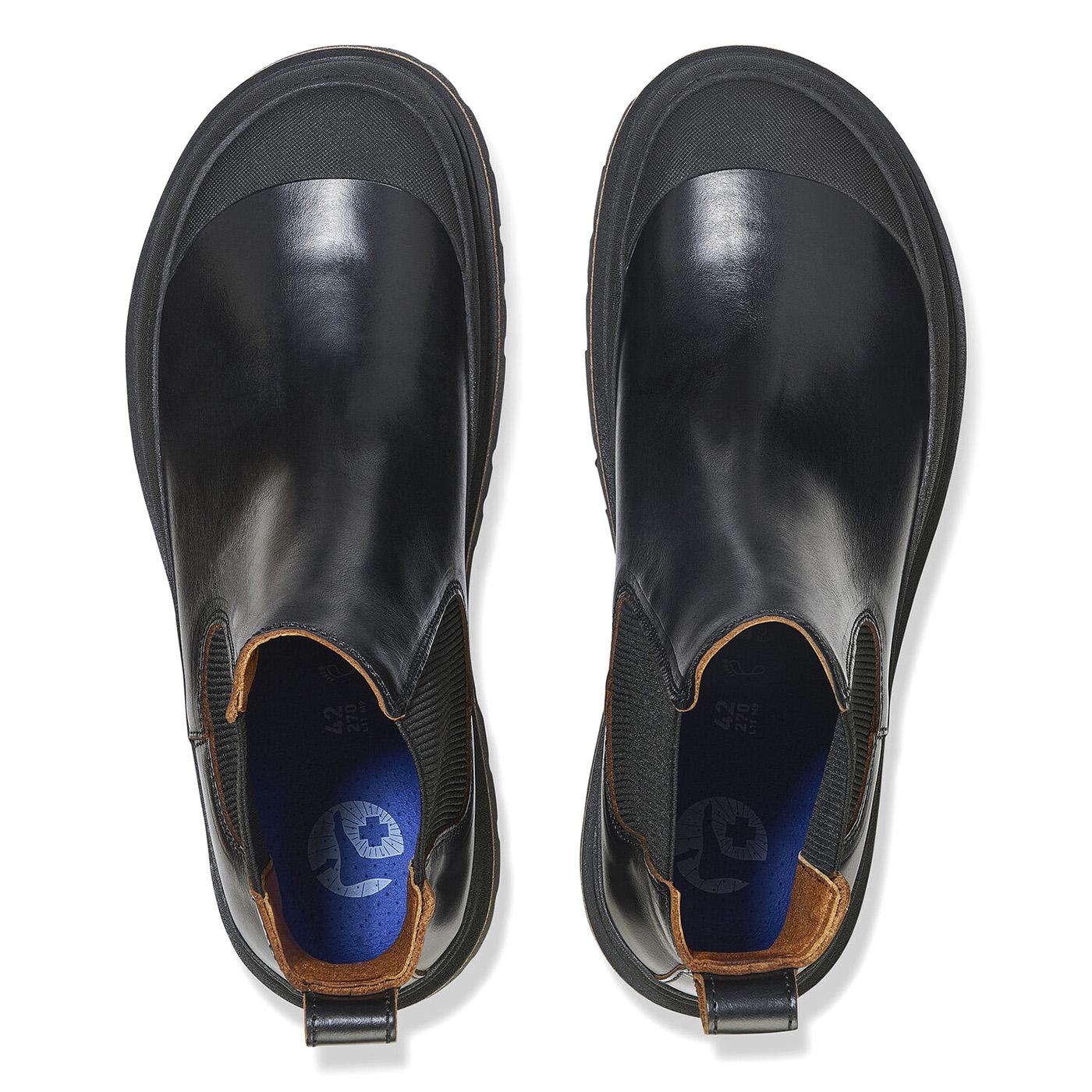 Prescott Slip On Men Black Pull Up Leather Boots - Stivaletti Uomo Neri  Uomo BIRKENSTOCK - Image 3