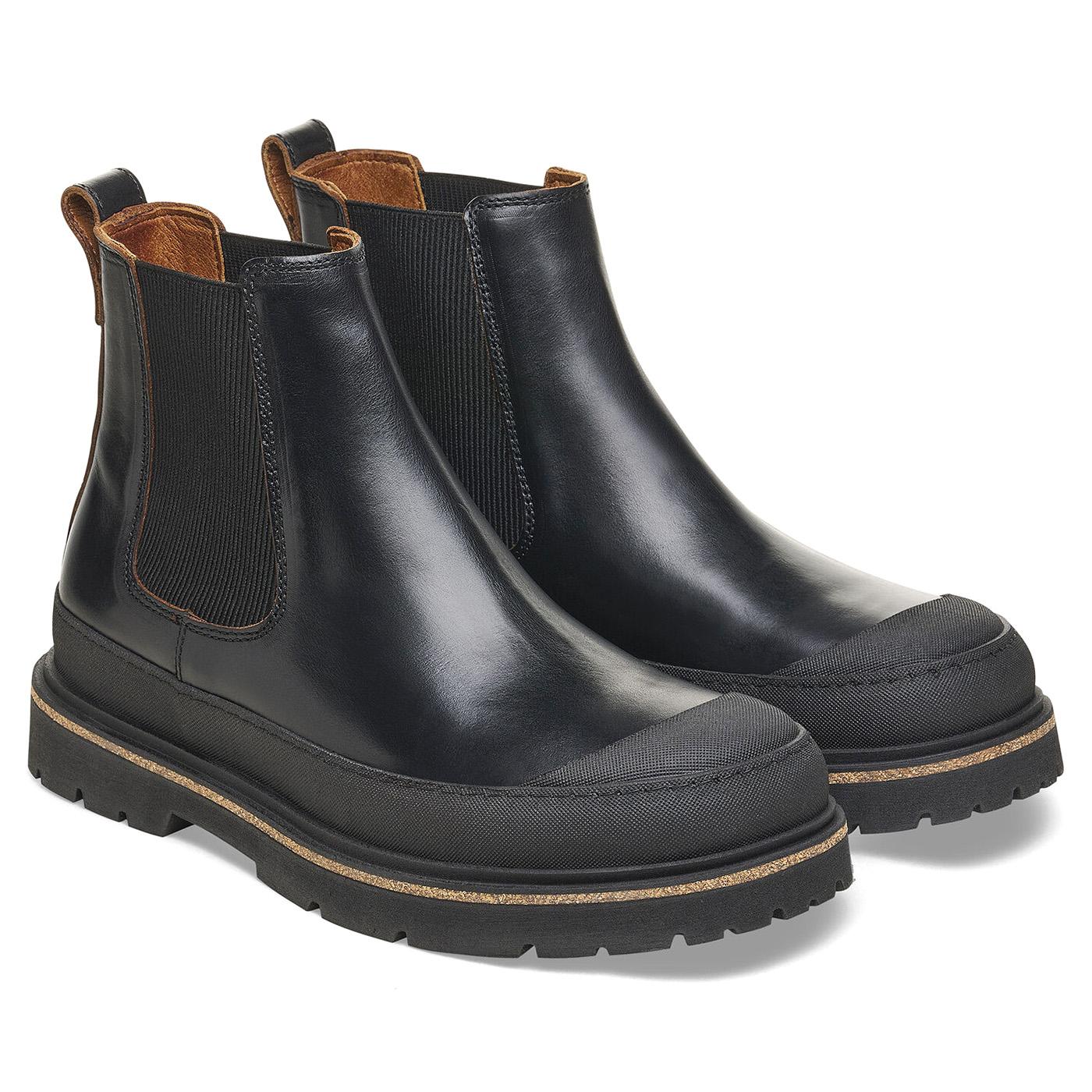 Prescott Slip On Men Black Pull Up Leather Boots - Stivaletti Uomo Neri  Uomo BIRKENSTOCK - Image 4