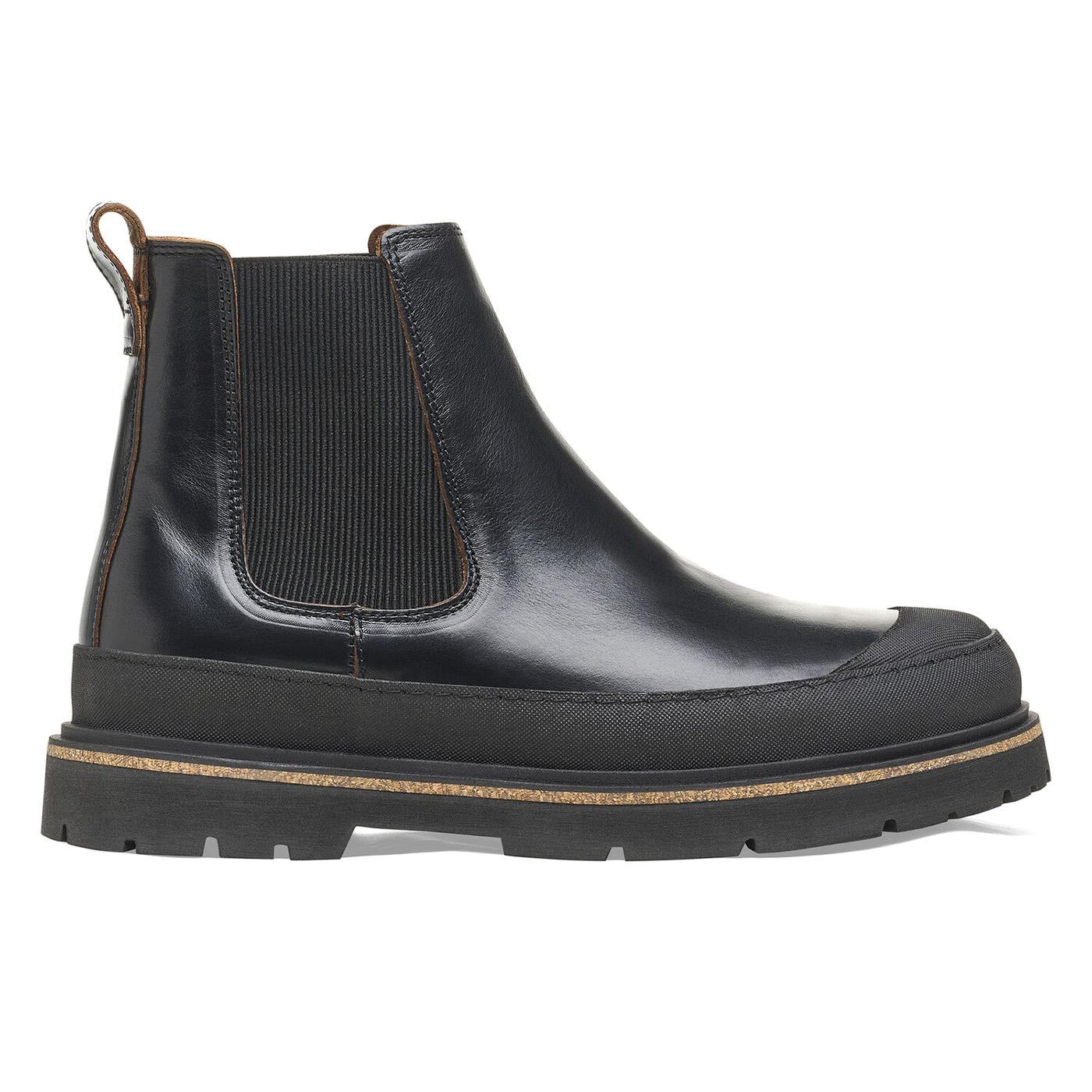 Prescott Slip On Men Black Pull Up Leather Boots - Stivaletti Uomo Neri  Uomo BIRKENSTOCK - Image 5
