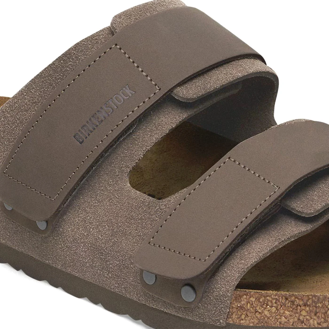 Uji Concrete Gray, Suede Leather / Nubuck - Sandali Uomo Grigi Uomo BIRKENSTOCK - Image 6