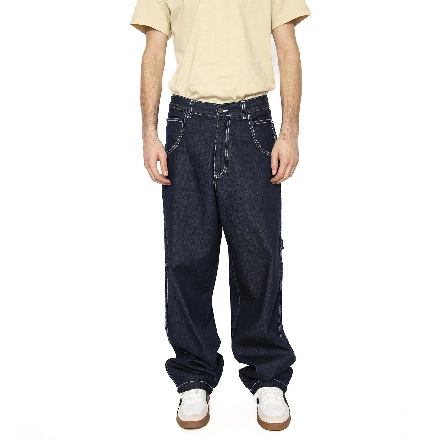 Blueskin Jeans R. Bianco / L Denim Blue - Pantaloni Denim Jeans Uomo Blu Uomo BLUESKIN - Image 2