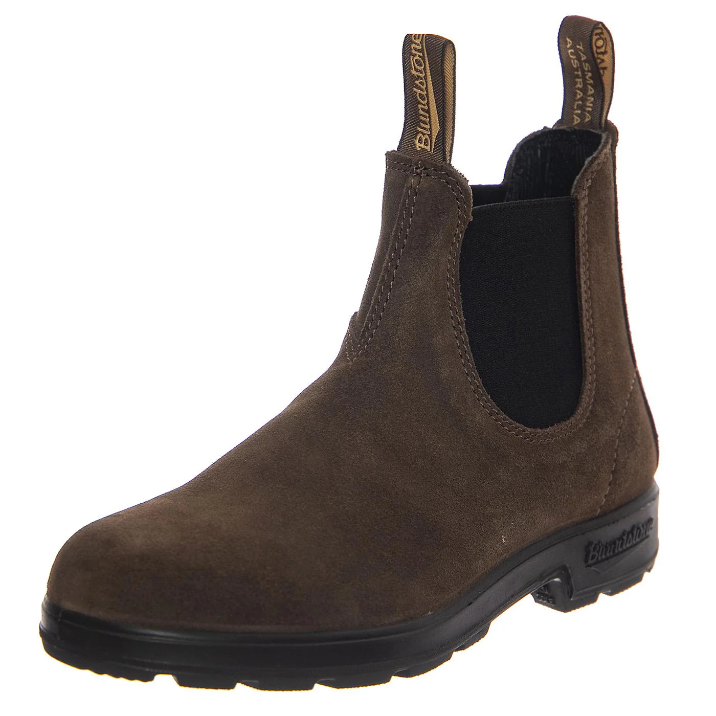 2410 Brown Suede Brown & Brown Boots - Stivaletti Profilo alla Caviglia Uomo Marrone Uomo BLUNDSTONE