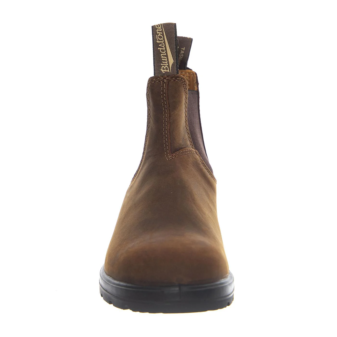 585 Chelsea Boot Waxed Nubuk Leather Teak - Stivali Unisex Marroni  Uomo BLUNDSTONE - Image 3