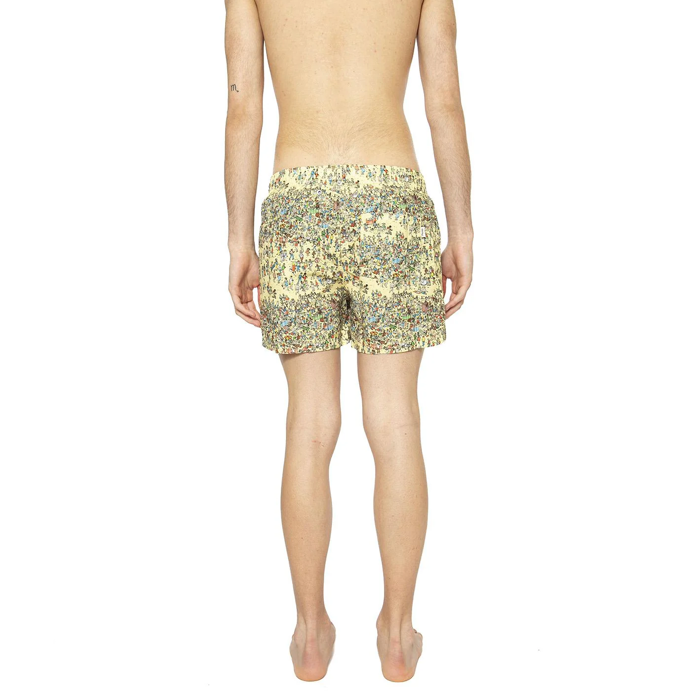Where S Wally On The Beah Swimwear - Costume da Bagno Uomo Giallo Uomo BRAVA FABRICS - Image 3