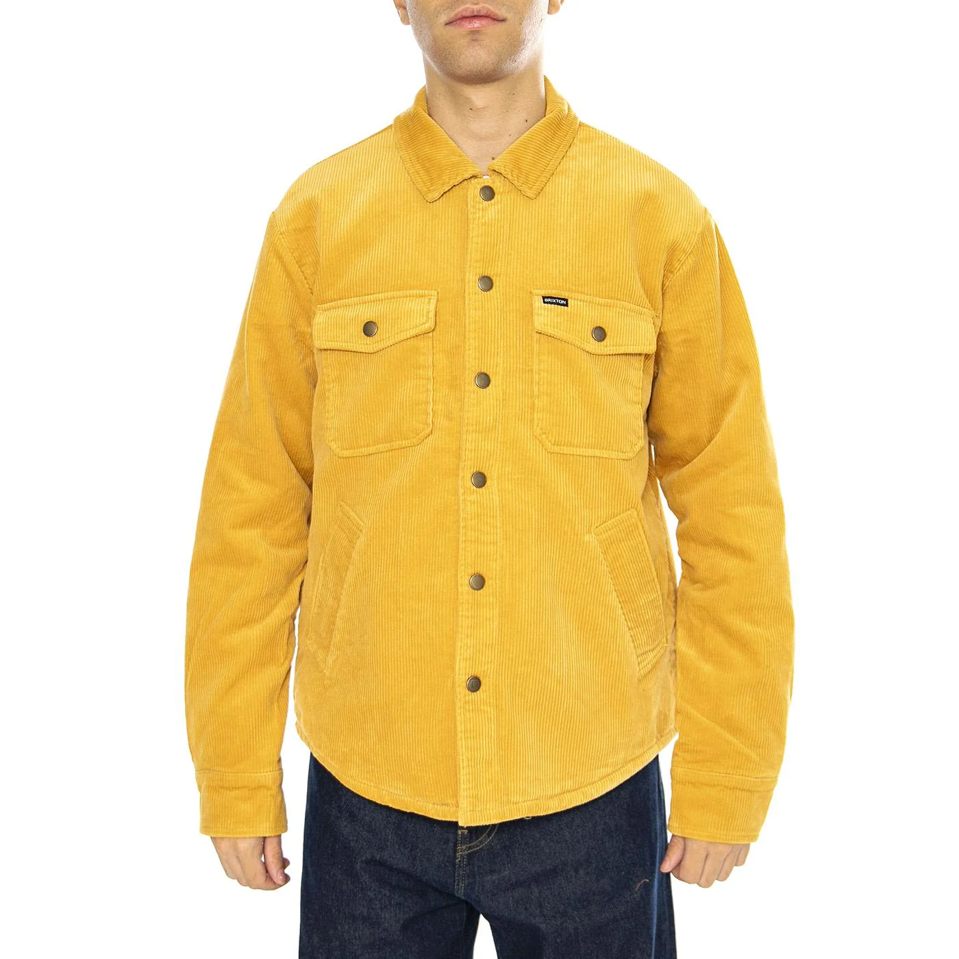 Durham Lined Jacket - Bright Gold - Giacca Uomo Arancione  Uomo BRIXTON - Image 2