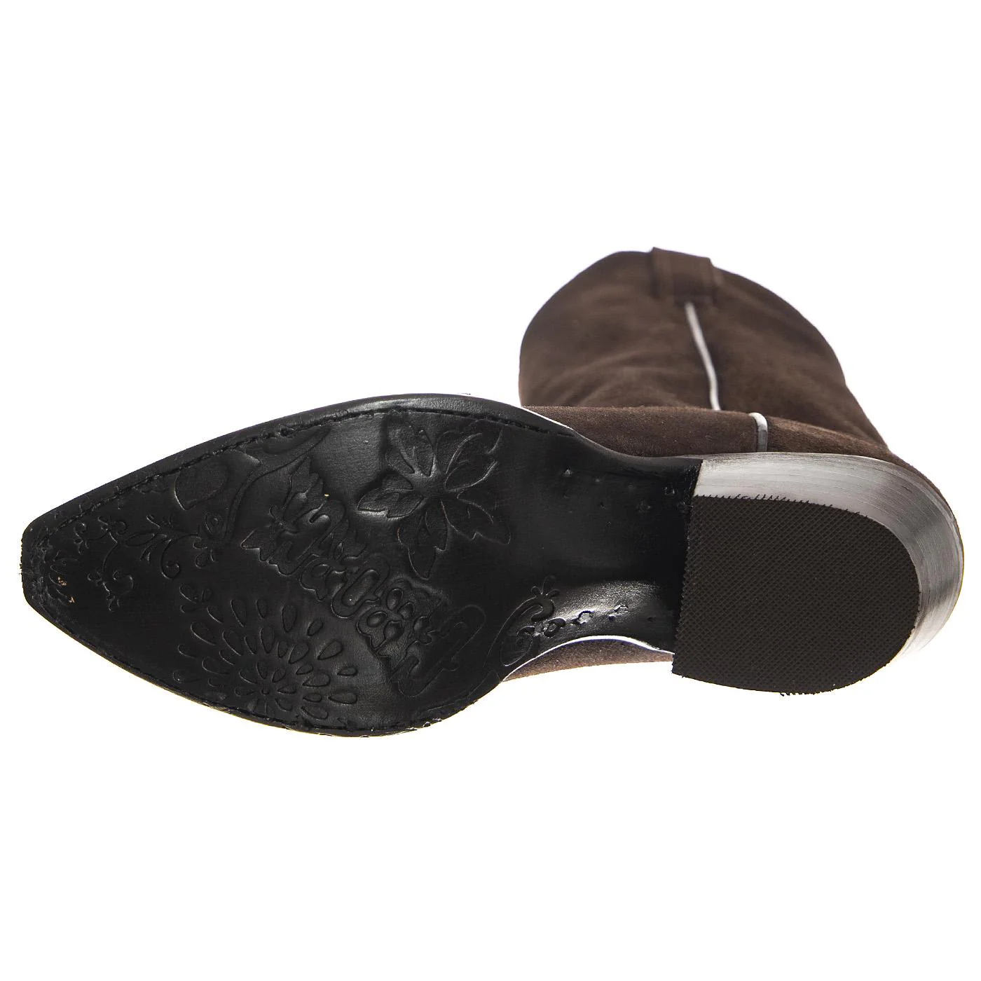Wendy Gamuza Tabaco Boots - Stivali Donna Marroni  Donna CABORCA - Image 5
