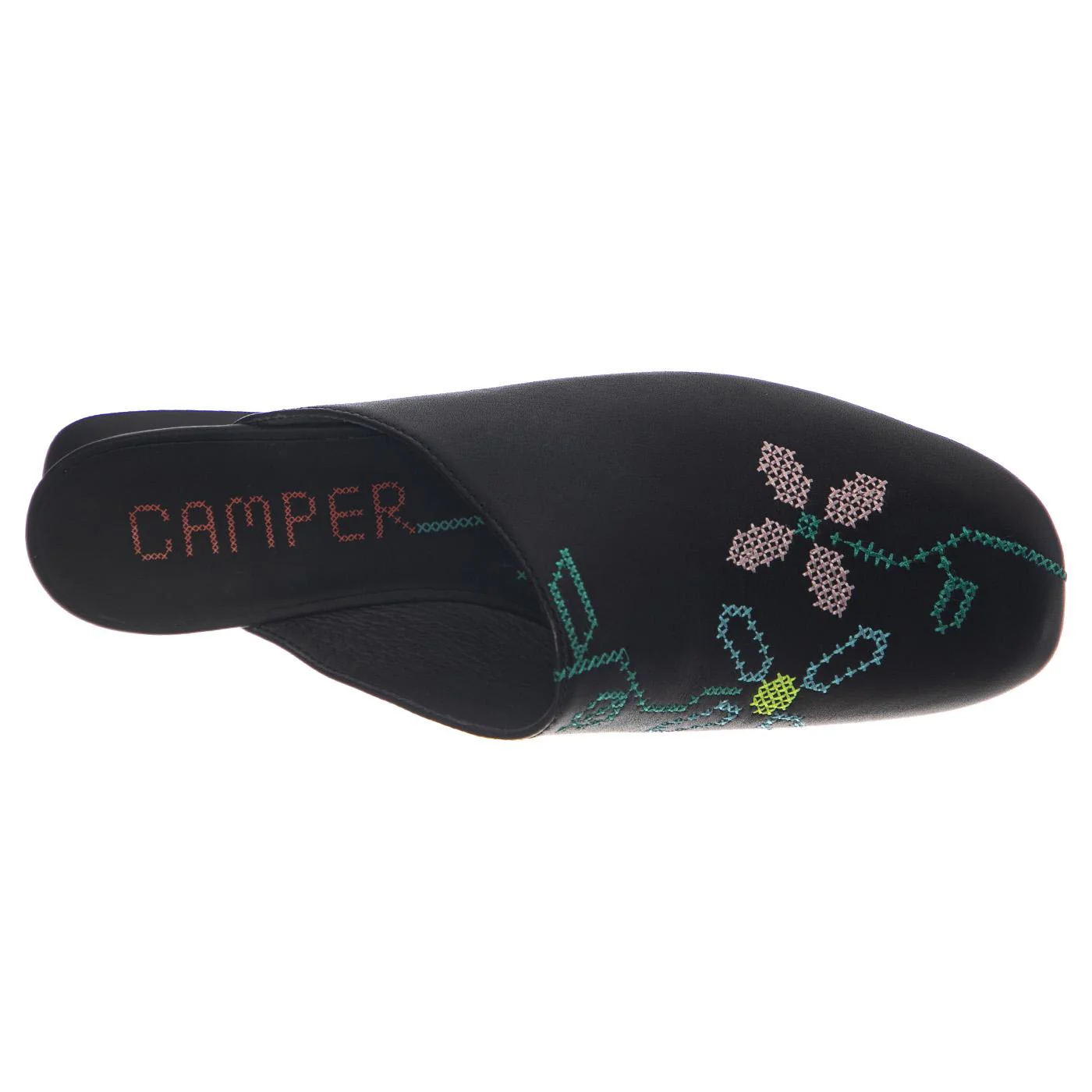 Gobi Negro Embroidery / CasiMyra Ry Negro - Sandali Donna Neri  Donna CAMPER - Image 6