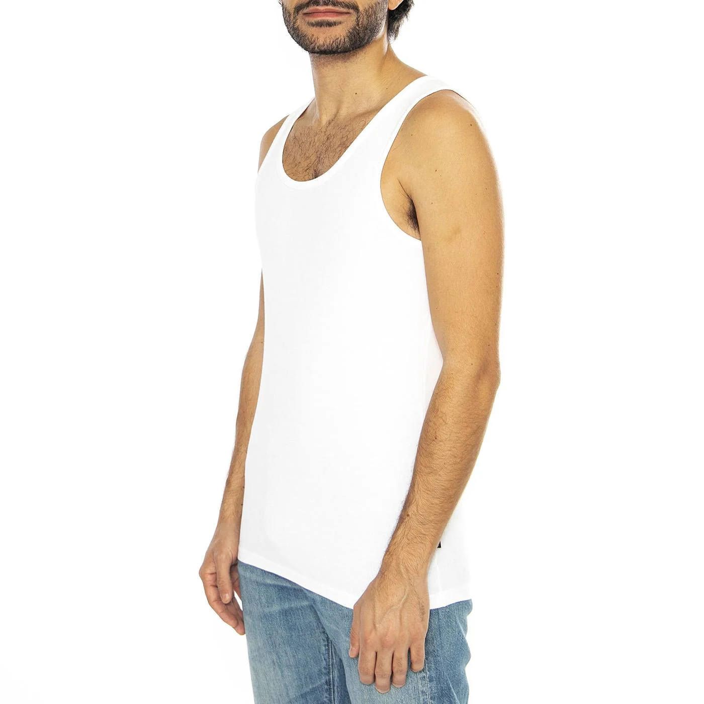 A-Shirt White + White - Confezione da Due Canotte Uomo Bianche Uomo CARHARTT WIP - Image 2