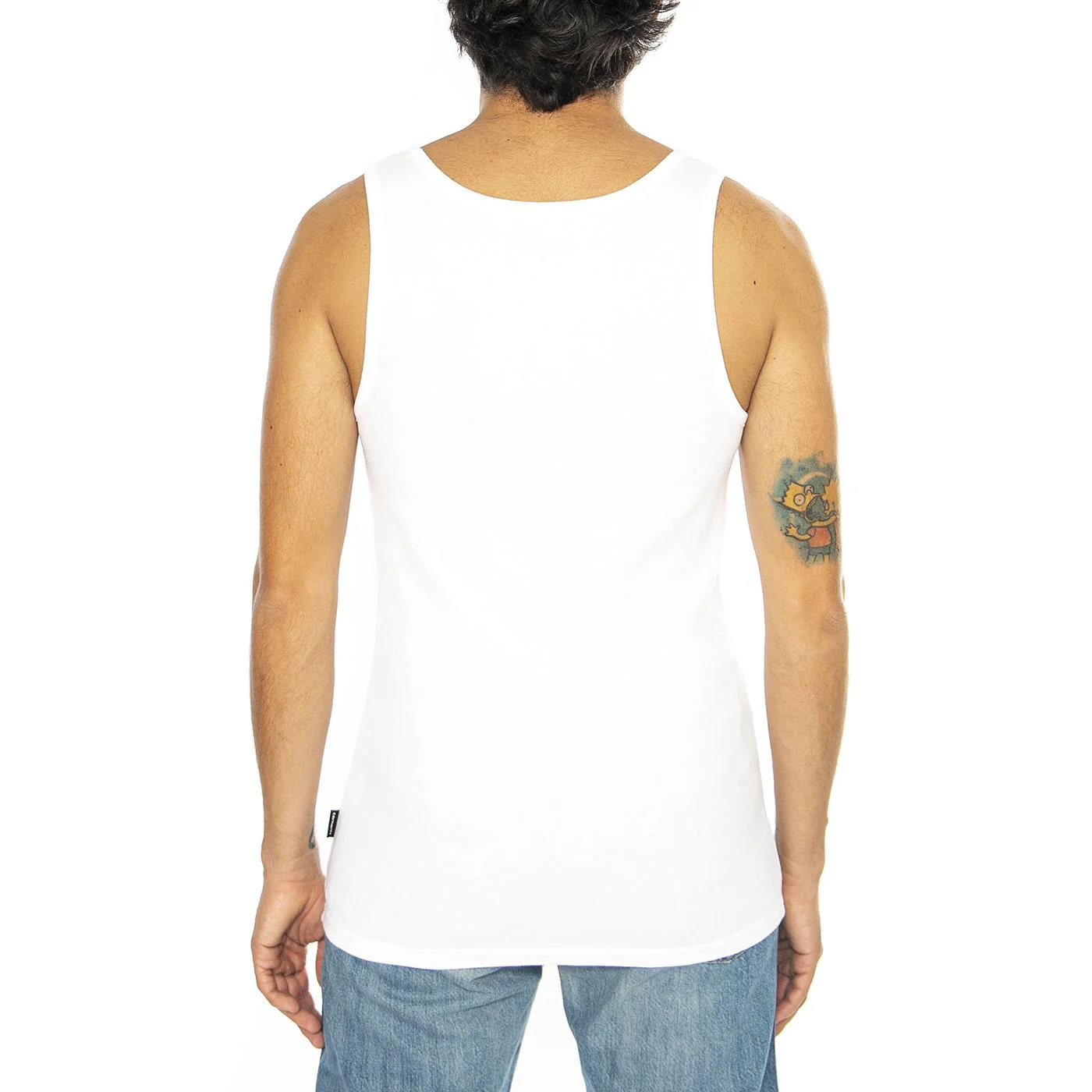 A-Shirt White + White - Confezione da Due Canotte Uomo Bianche Uomo CARHARTT WIP - Image 4