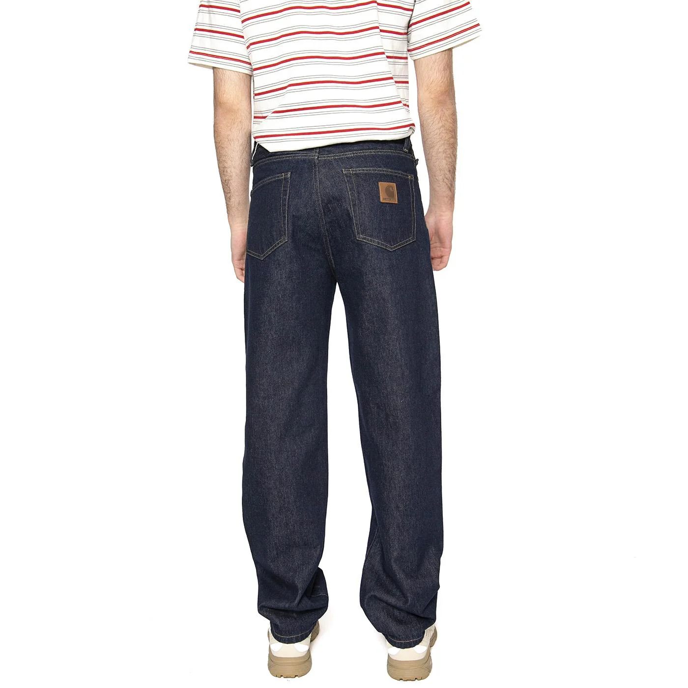 Aaron Pant Blue - Pantaloni Denim Jeans Uomo Blu Uomo CARHARTT WIP - Image 3