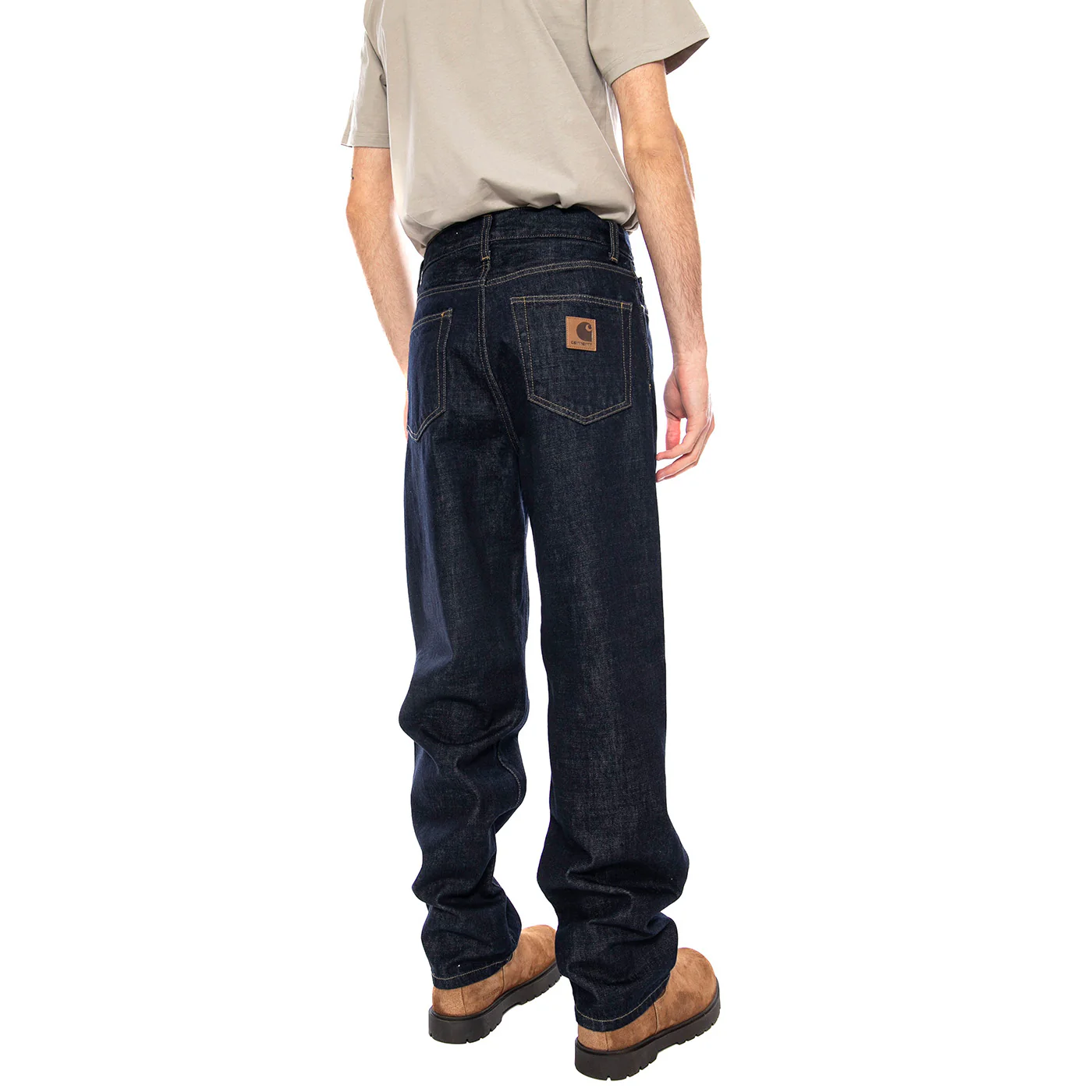 Aaron Pant Blue - Pantaloni Uomo Blu Uomo CARHARTT WIP - Image 3