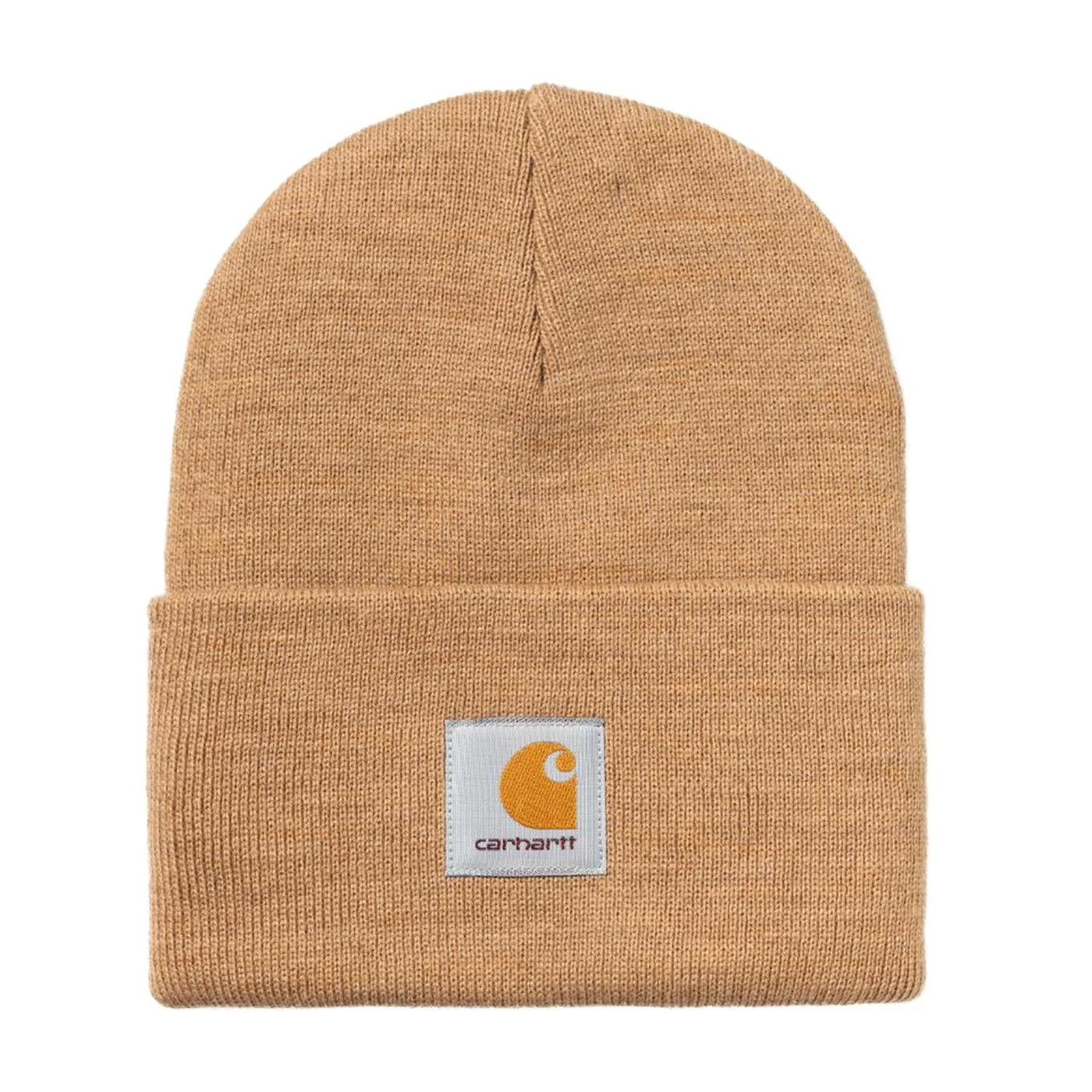 Acrylic Watch Hat Peanut Heather - Cappellino a Cuffia Marrone ACCESSORI CARHARTT WIP