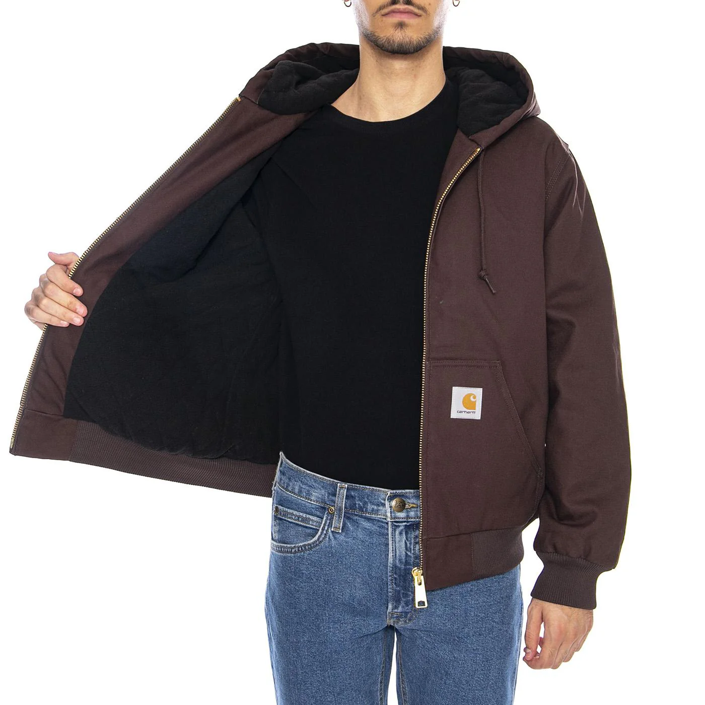 Active Tobacco Jacket - Giacca Marrone  Uomo CARHARTT WIP - Image 4