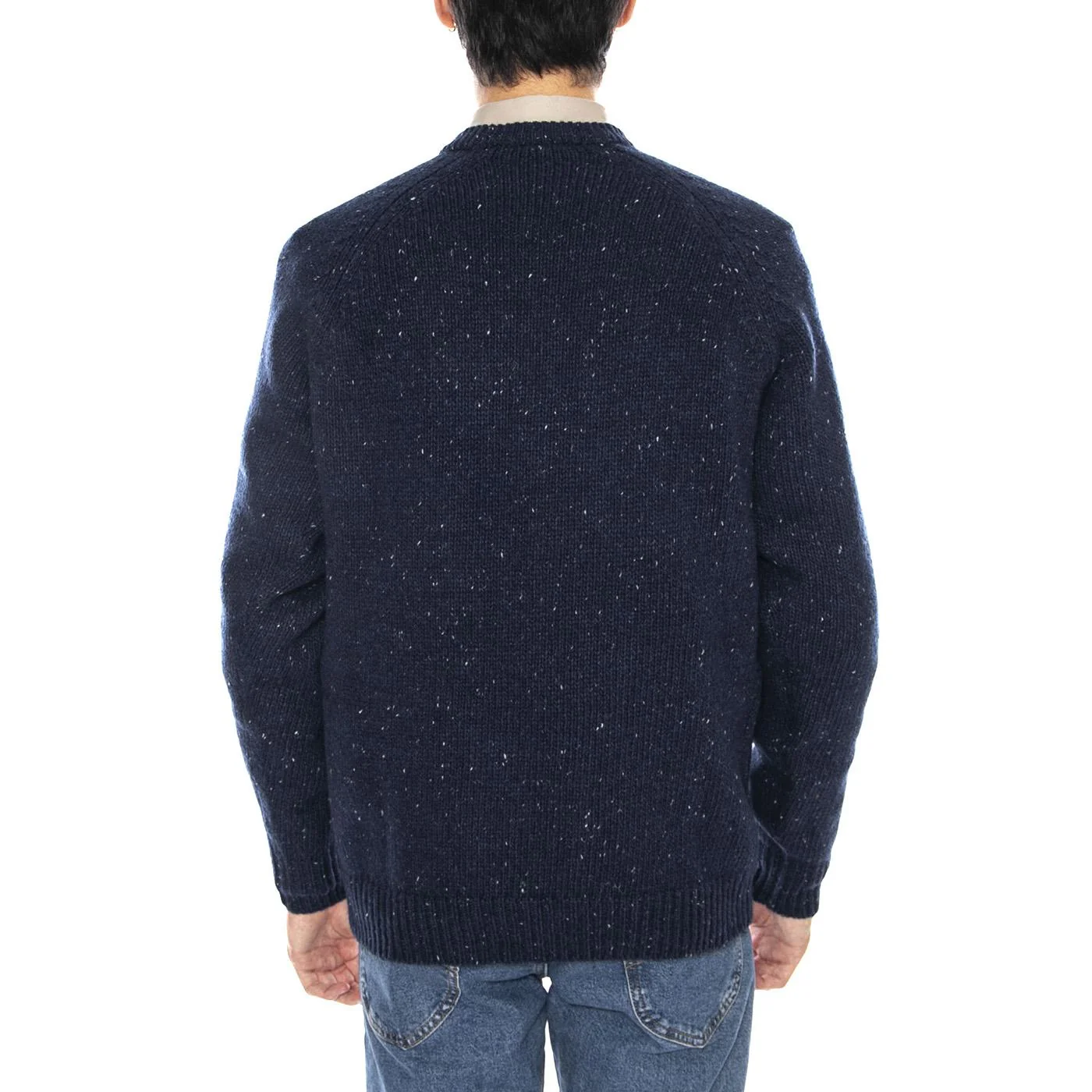 Anglistic Sweater Speckled Jupiter - Maglione Girocollo Uomo Blu Uomo CARHARTT WIP - Image 3