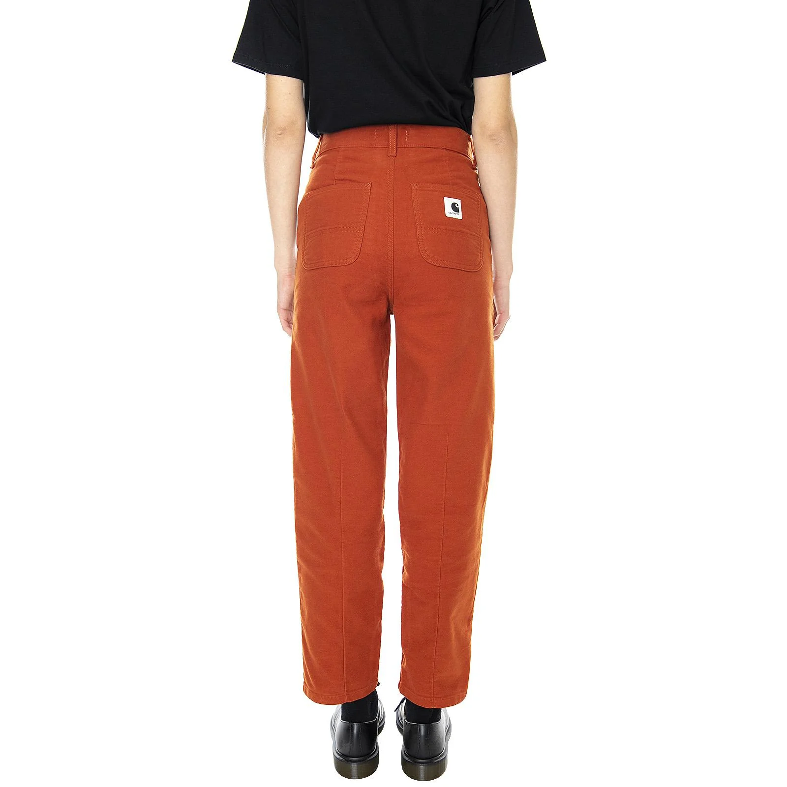 W' Amanda Pant Cinnamon - Pantaloni Donna Arancioni  Donna CARHARTT WIP - Image 3