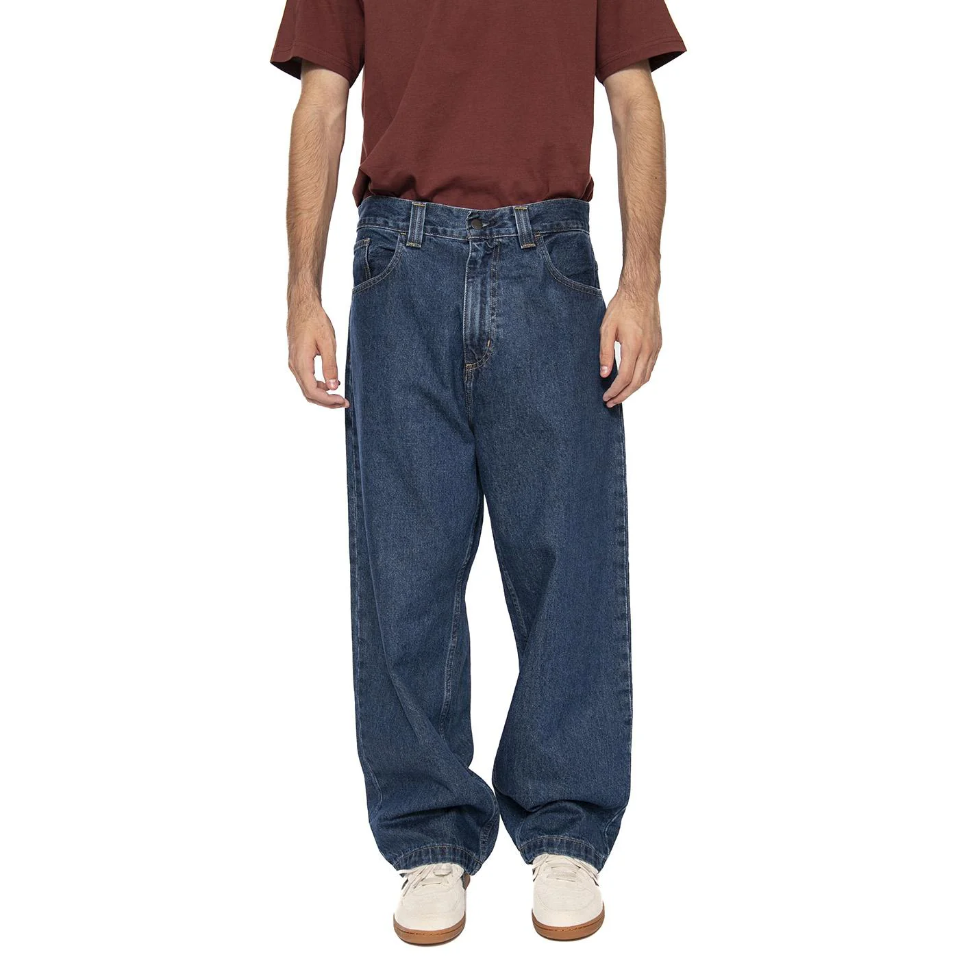 Baggy Jeans Relaxed Carhartt WIP Brandon - Pantaloni Uomo Blu  Uomo CARHARTT WIP - Image 3