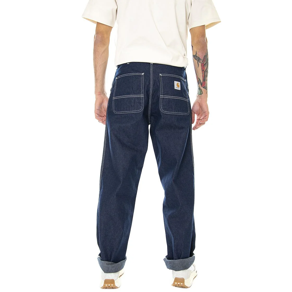 Simple Pant Blue / One Wash Blue - Pantaloni Denim Jeans Uomo Blu Uomo CARHARTT WIP - Image 3