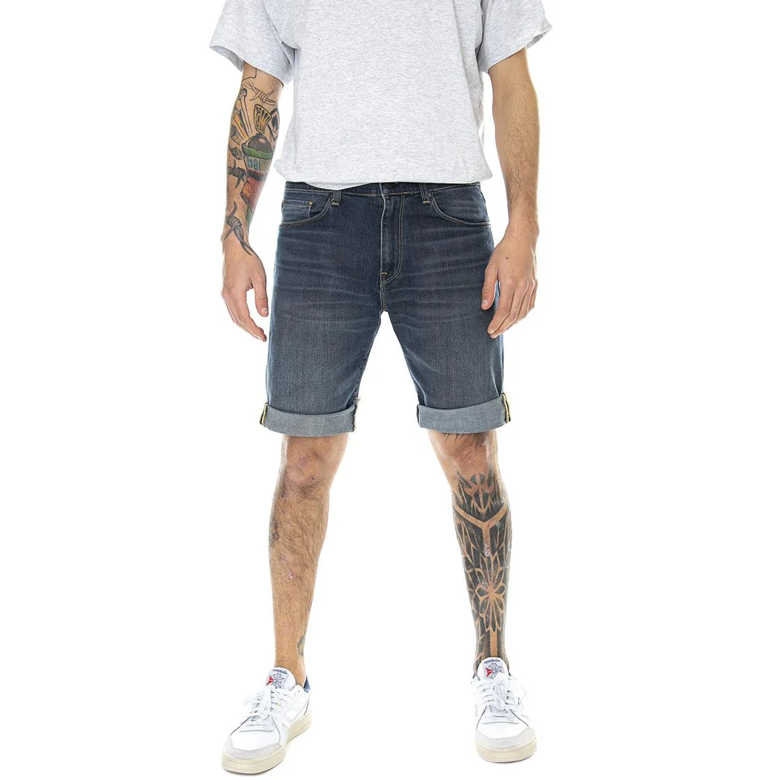 Swell Short Blue - Bermuda Denim Jeans Uomo Blu  Uomo CARHARTT WIP - Image 2