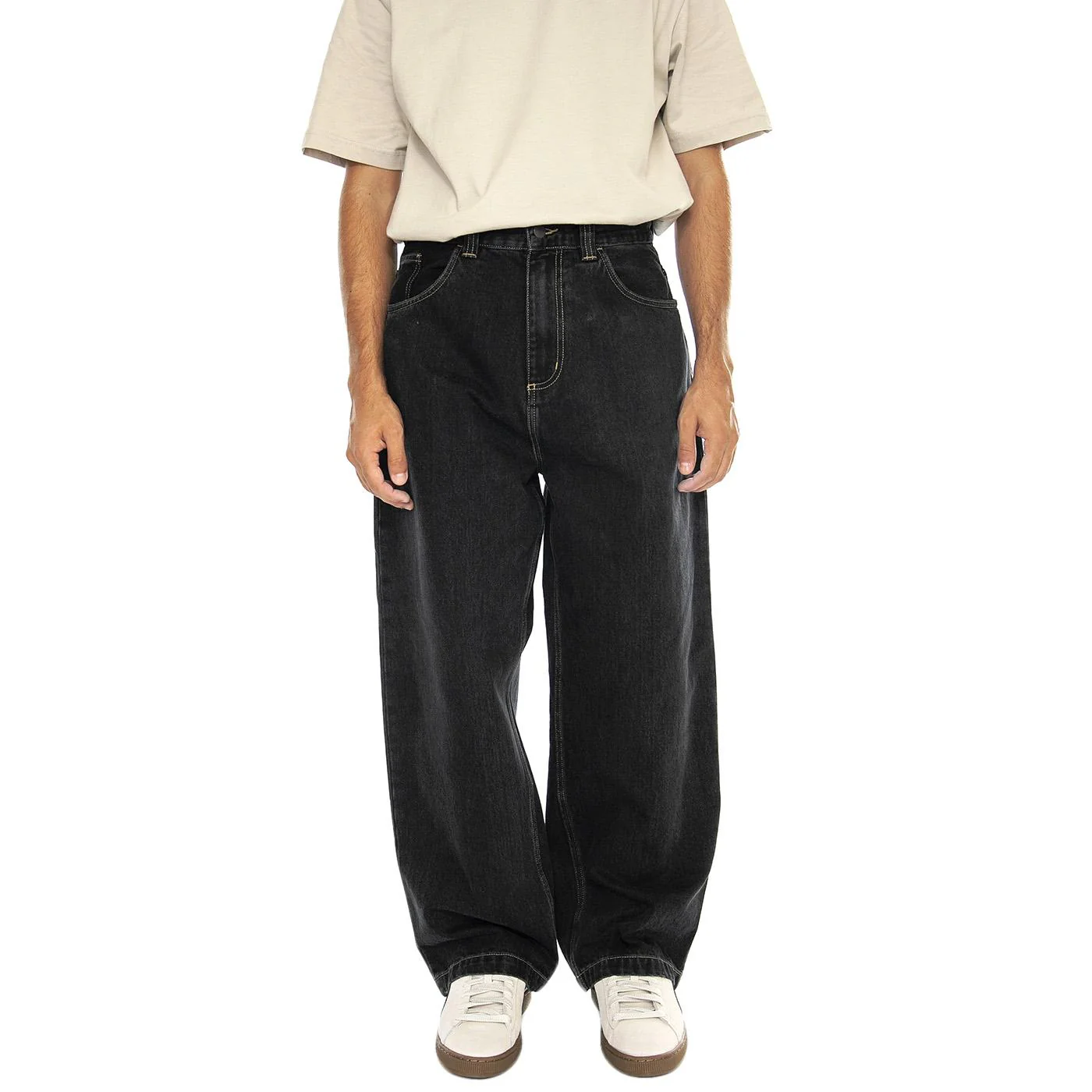 Brandon Pant Black stone washed - Pantaloni Uomo Neri Uomo CARHARTT WIP - Image 2