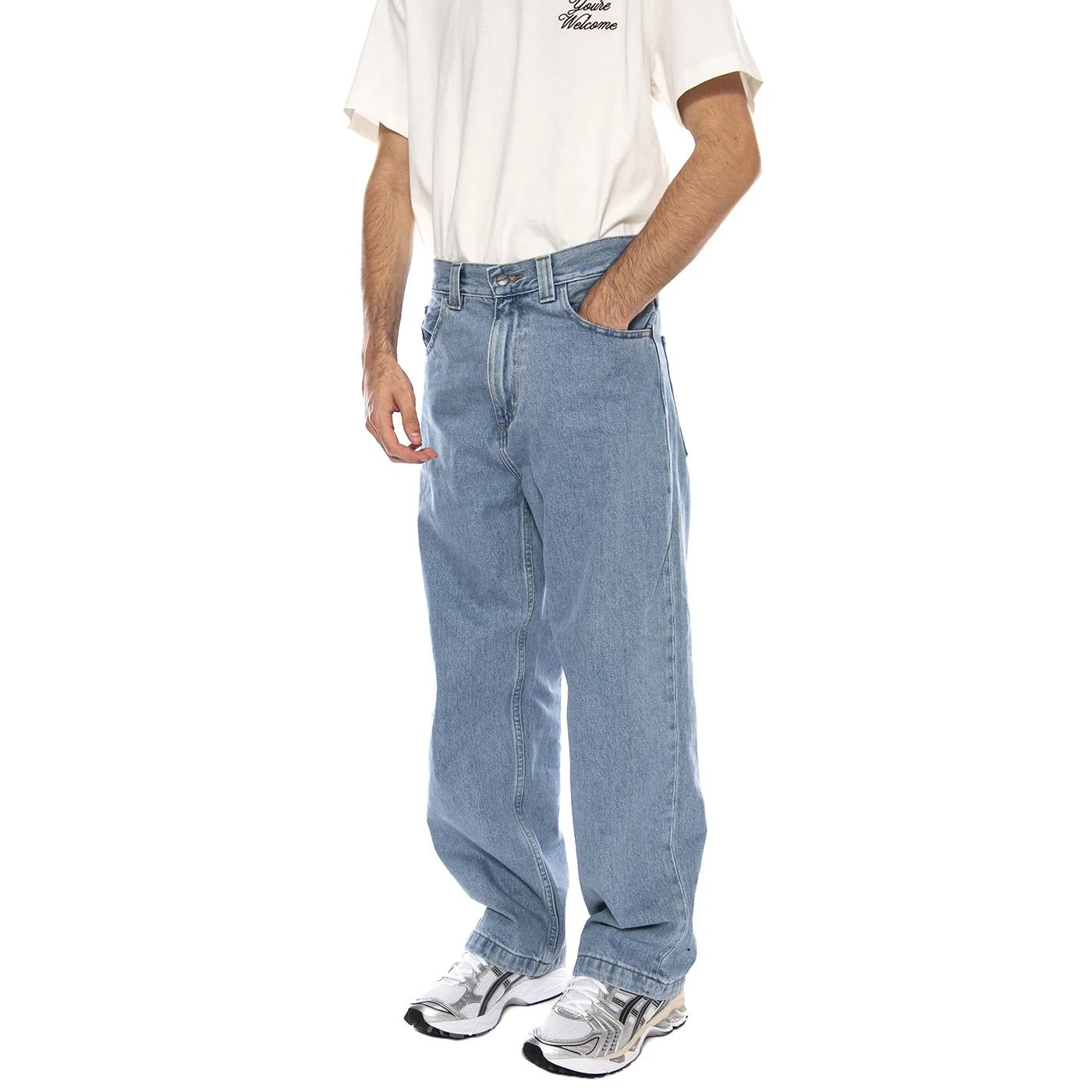 Brandon Pant Blue - Pantaloni Denim Jeans Uomo Blu Uomo CARHARTT WIP