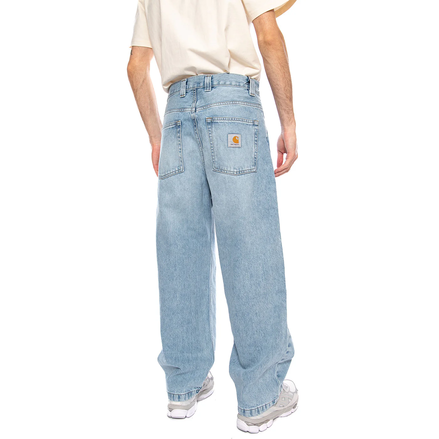 Brandon Pant Blue - Pantaloni Denim Jeans Uomo Blu  Uomo CARHARTT WIP - Image 3
