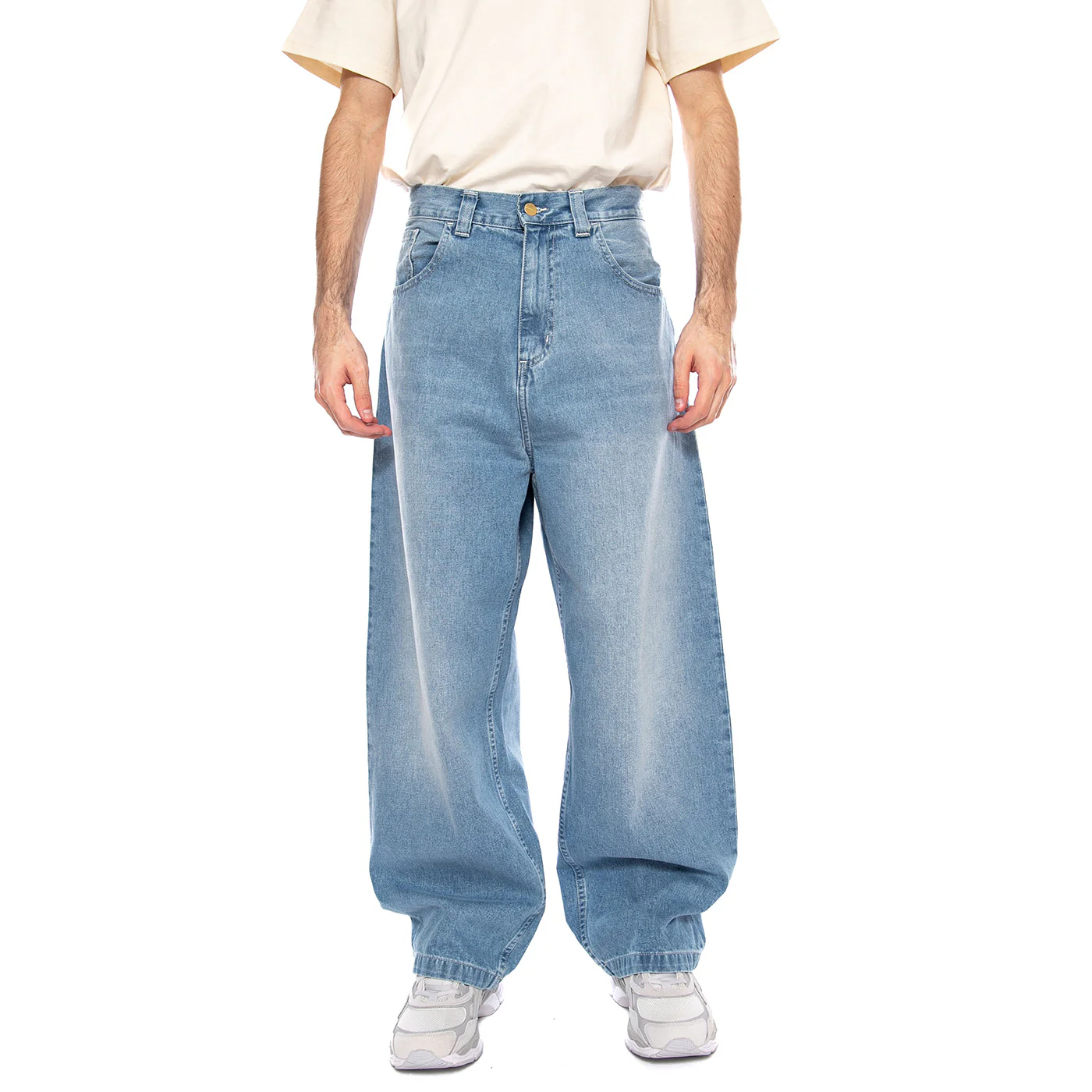 Brandon Pant Blue - Pantaloni Denim Jeans Uomo Blu  Uomo CARHARTT WIP - Image 2