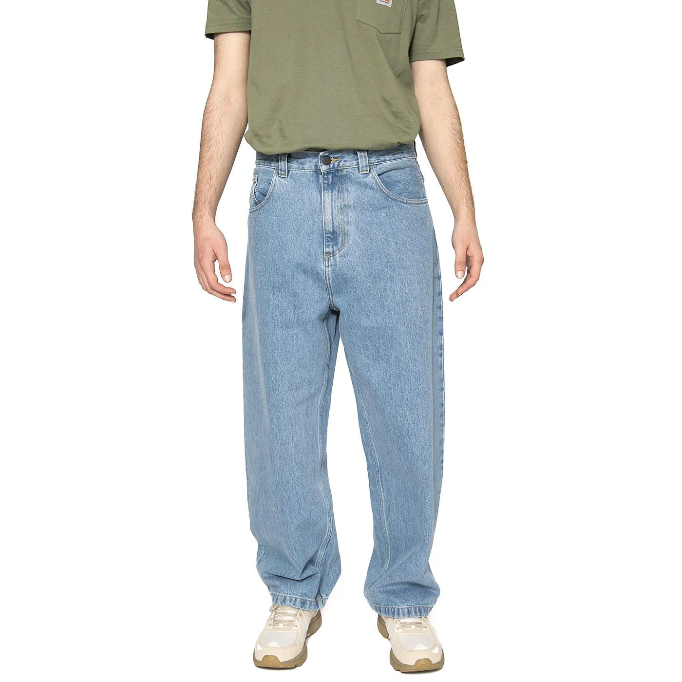 Brandon Pant Blue - Pantaloni Denim Jeans Uomo Blu Uomo CARHARTT WIP - Image 2