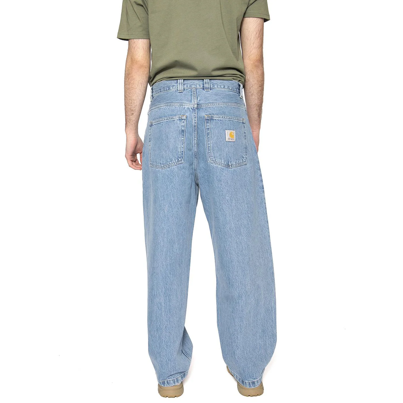 Brandon Pant Blue - Pantaloni Denim Jeans Uomo Blu Uomo CARHARTT WIP - Image 3