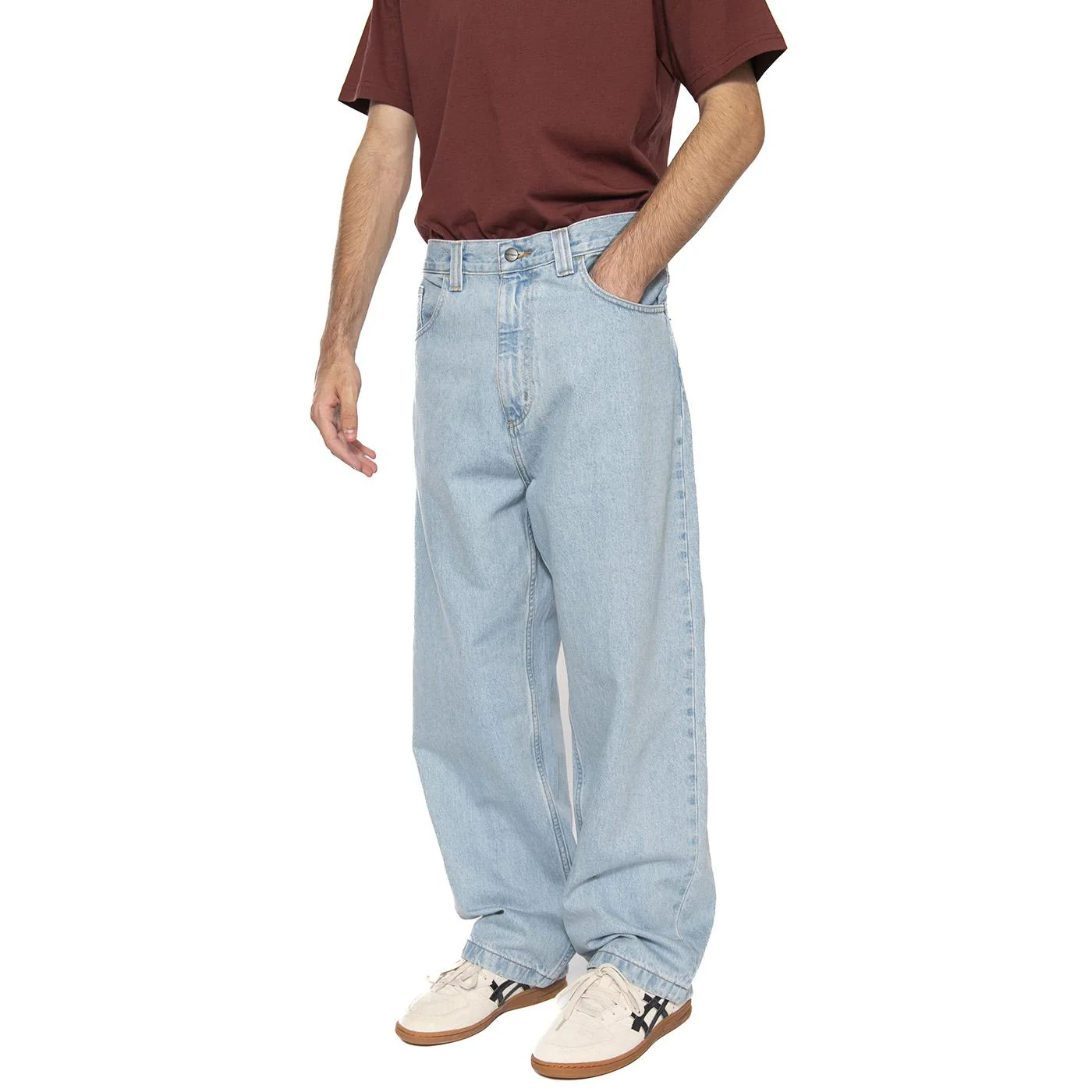 Brandon Pant Blue - Pantaloni Uomo Blu Uomo CARHARTT WIP