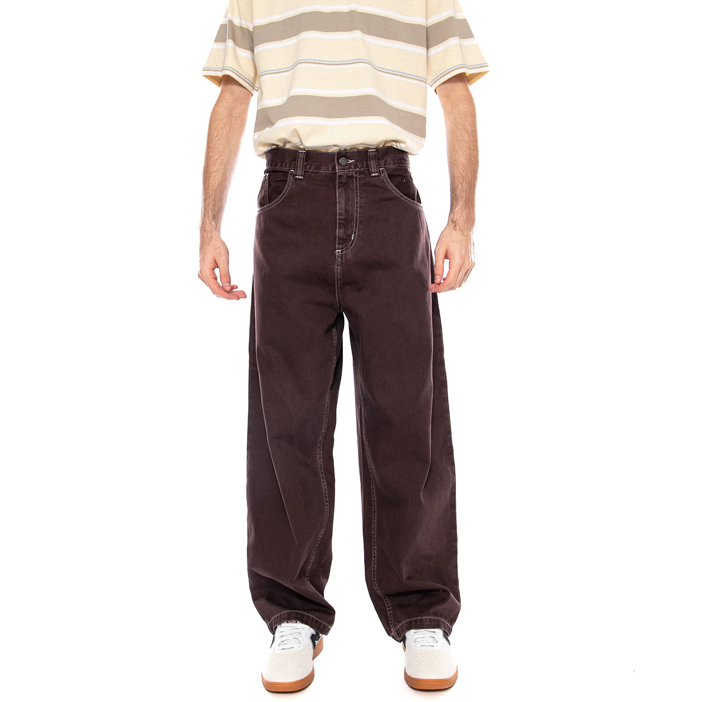 Brandon Pant Shale - Pantaloni Uomo Marroni Uomo CARHARTT WIP - Image 2