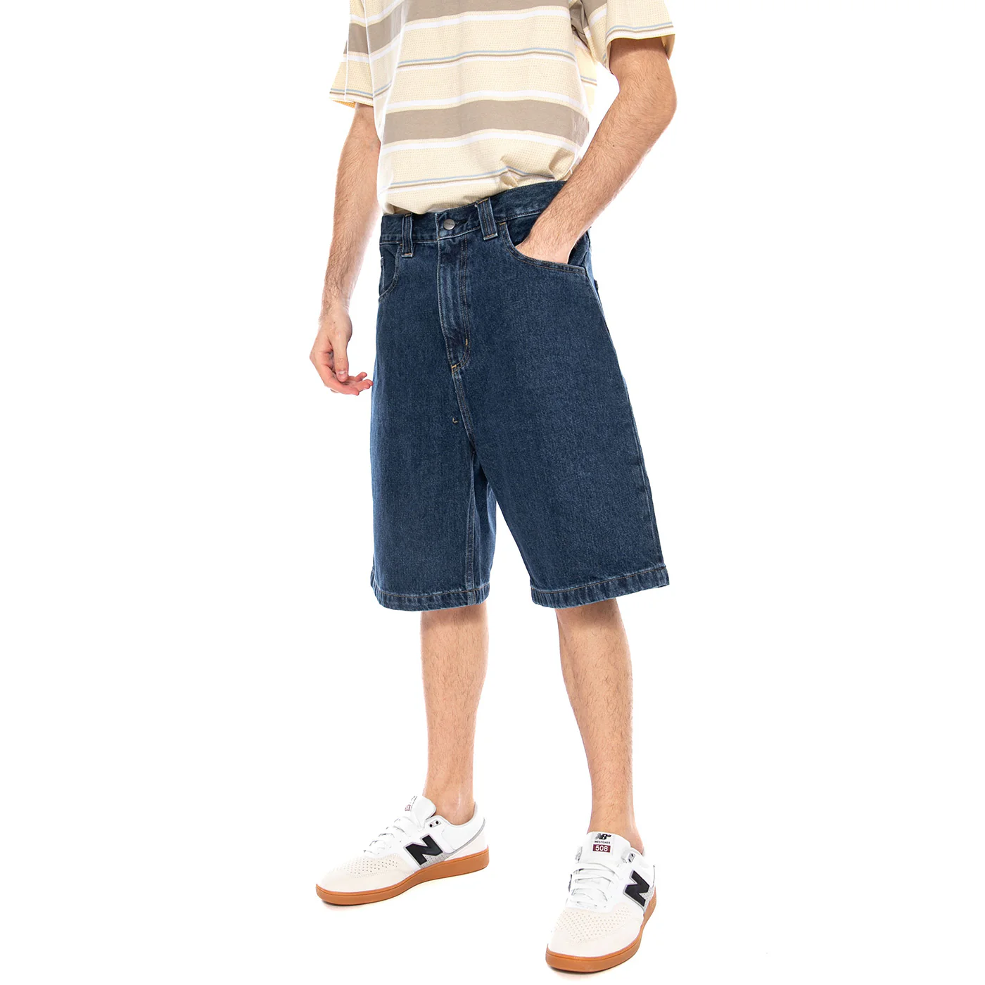Brandon Short Blue - Bermuda Denim Jeans Uomo Blu Uomo CARHARTT WIP