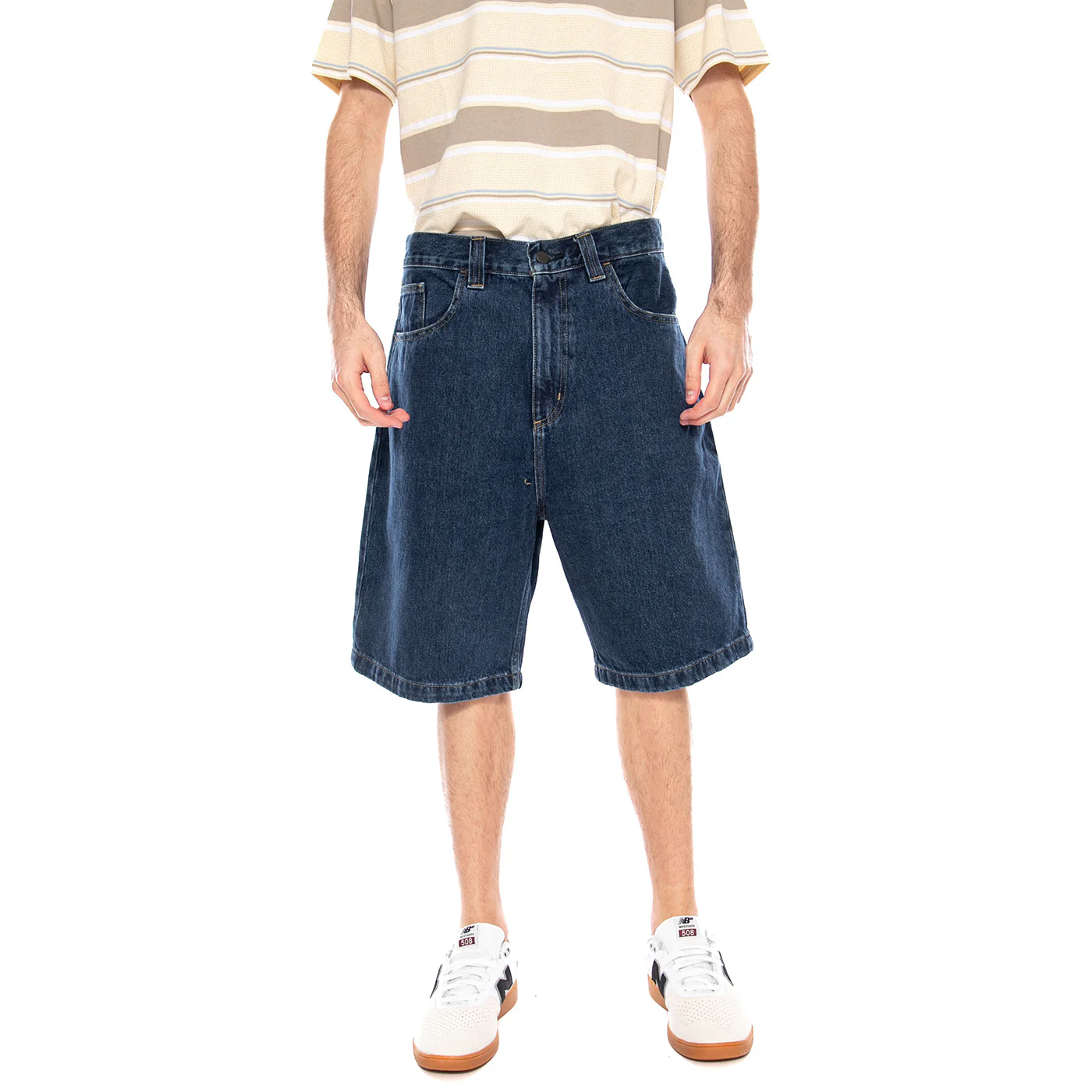 Brandon Short Blue - Bermuda Denim Jeans Uomo Blu Uomo CARHARTT WIP - Image 2