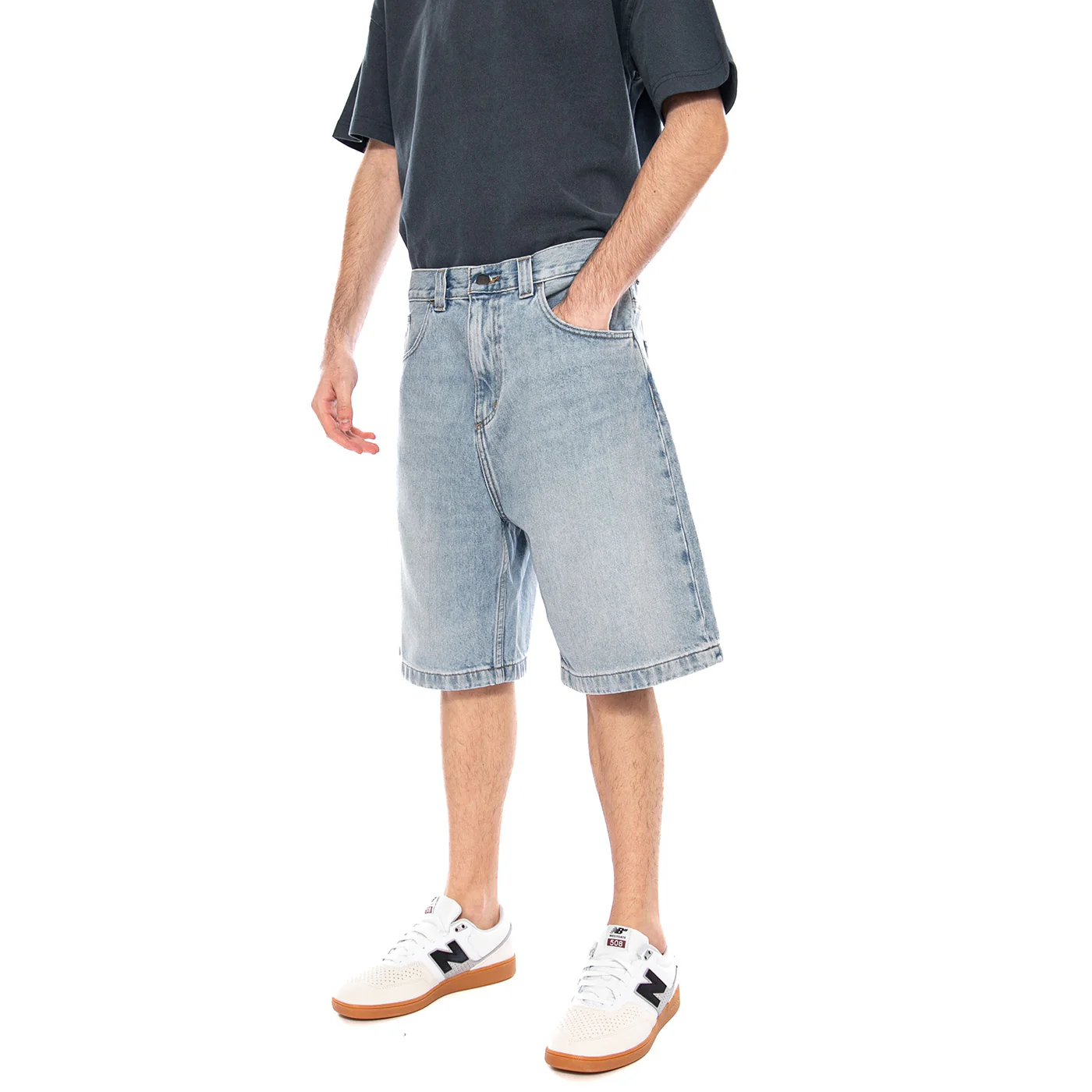 Brandon Short Light Blue - Bermuda Denim Jeans Uomo Blu Uomo CARHARTT WIP