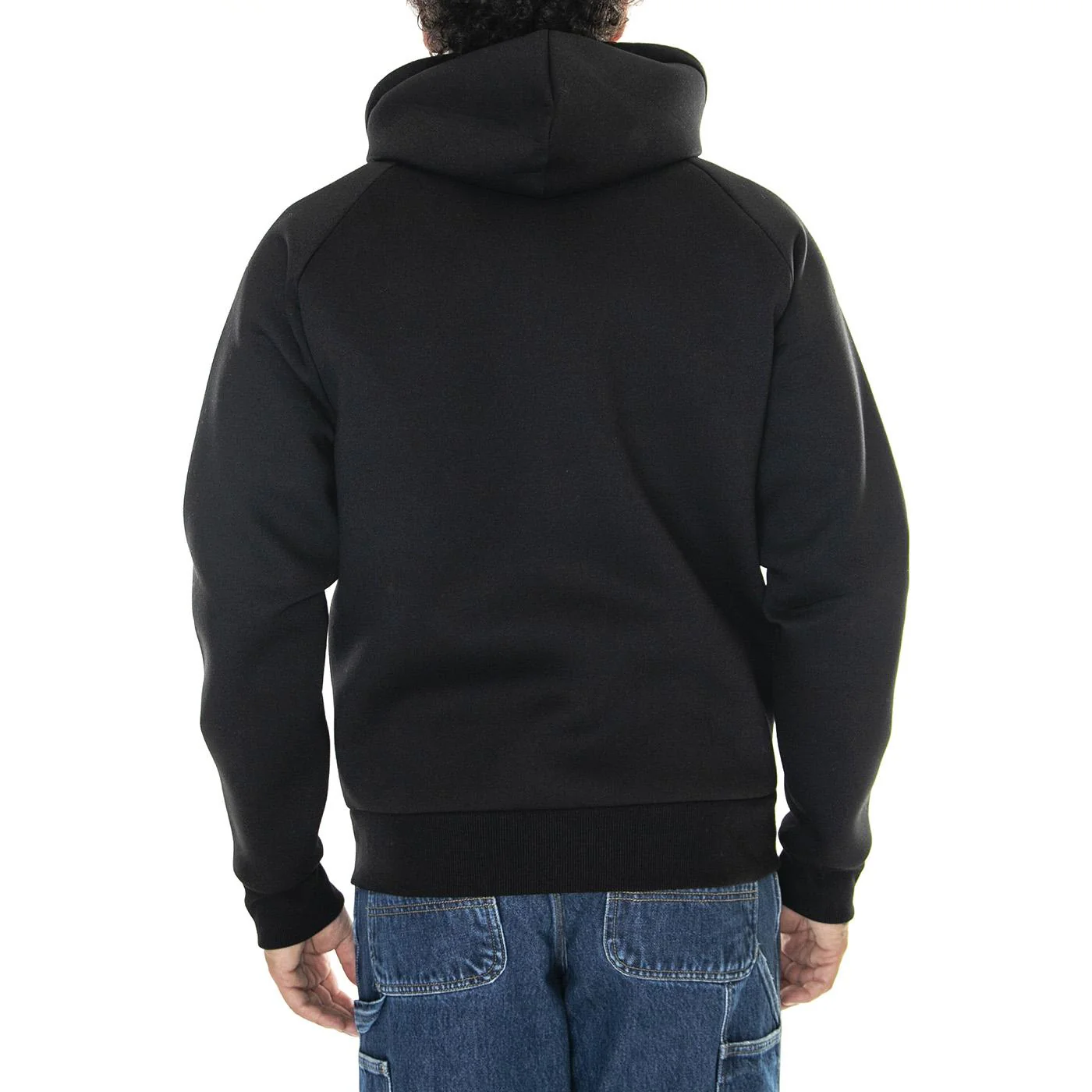 Car-Lux Hooded Jacket Black / Grey - Giacca Invernale Uomo Nera Uomo CARHARTT WIP - Image 3