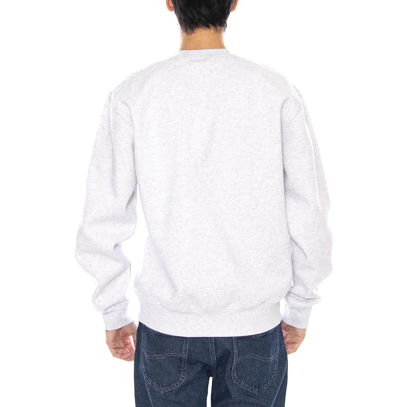 Carhartt Sweat Ash Heather / Rondo - felpa Girocollo Uomo Grigia Uomo CARHARTT WIP - Image 3