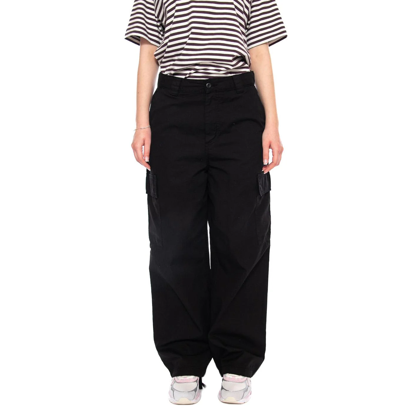 Carhartt WIP Women's Kingston Pant - Pantaloni Donna Neri Donna CARHARTT WIP - Image 2