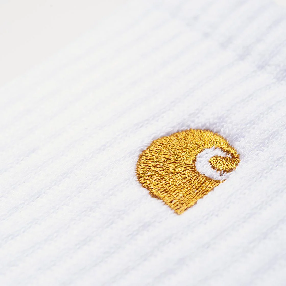 Chase Socks White / Gold - Calzini Bianchi ACCESSORI CARHARTT WIP - Image 2