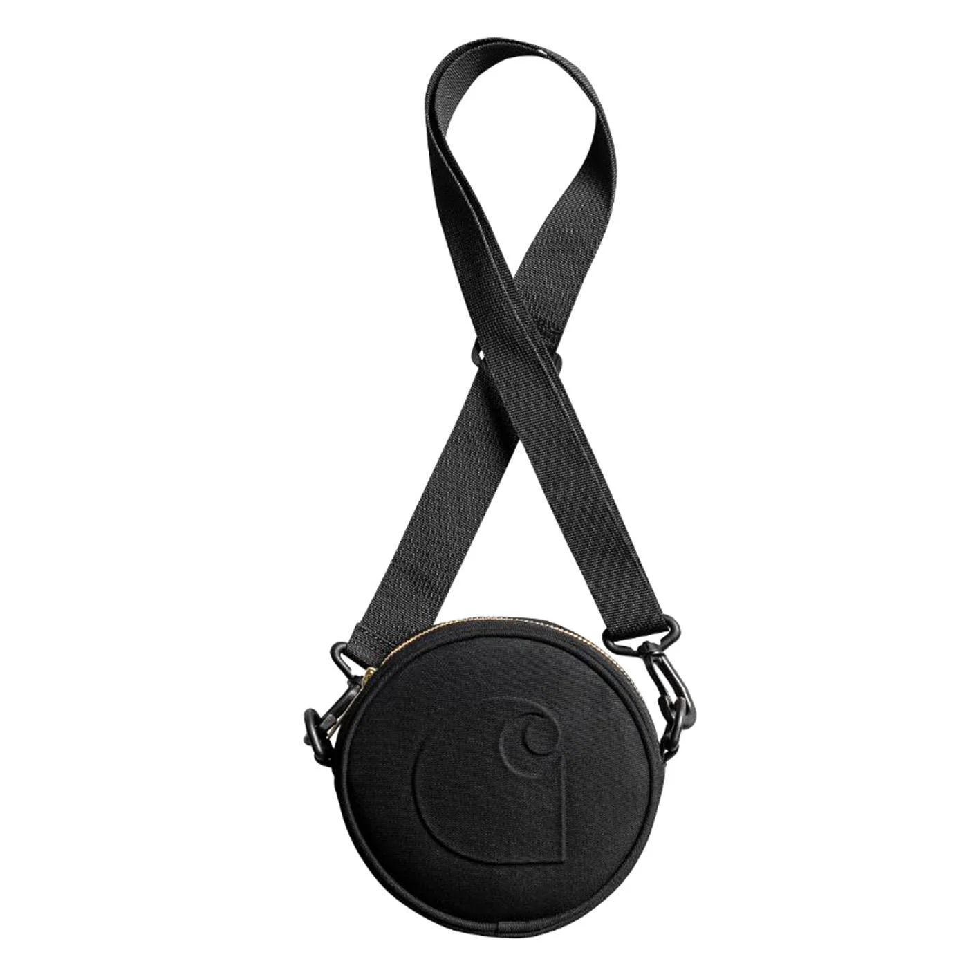Clarton Bag Black - Borsa a Tracolla Nera ACCESSORI CARHARTT WIP