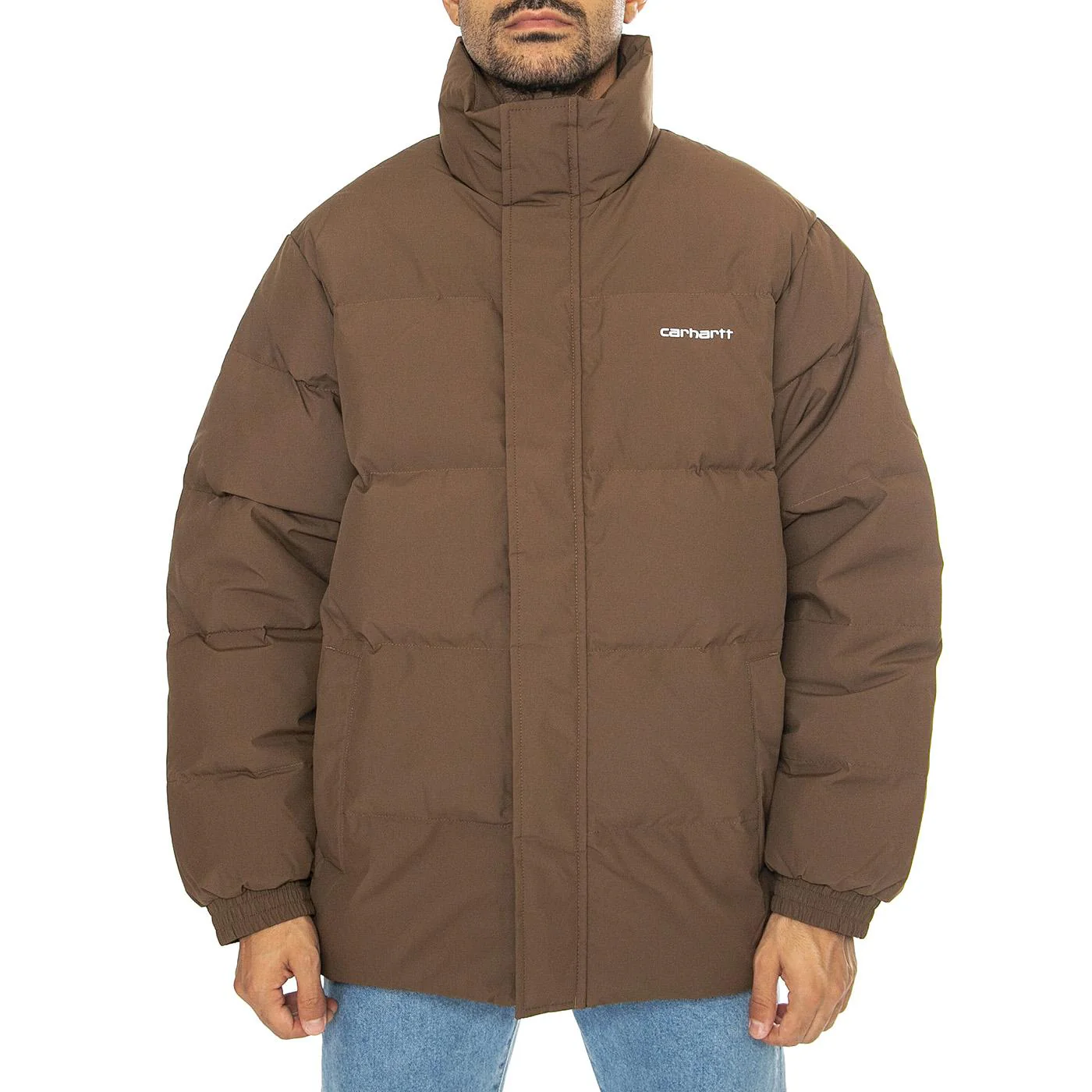 Danville Jacket Chocolate / White - Giacca Uomo Marrone  Uomo CARHARTT WIP - Image 2