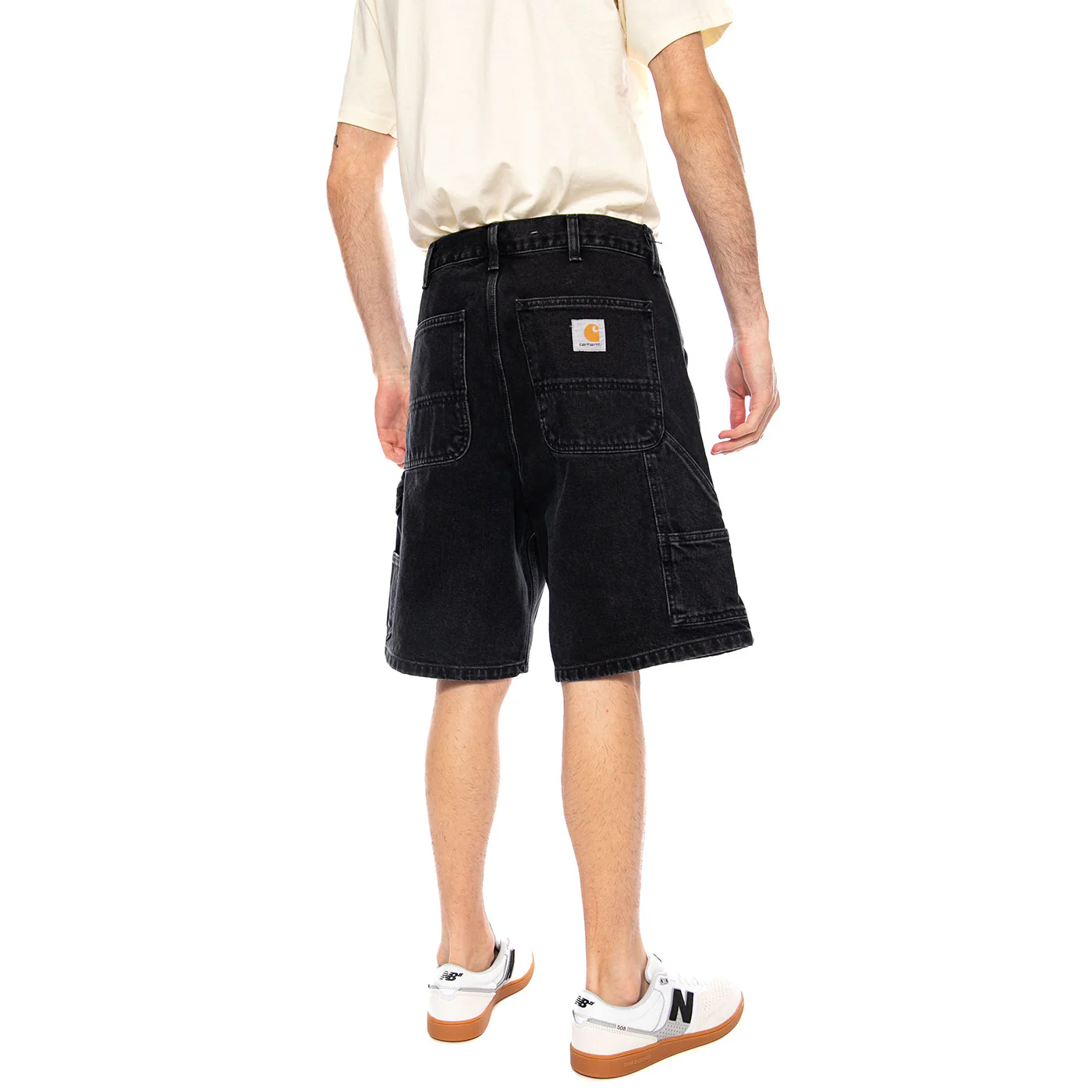 Double Knee Short Black - Bermuda Uomo Neri  Uomo CARHARTT WIP - Image 3