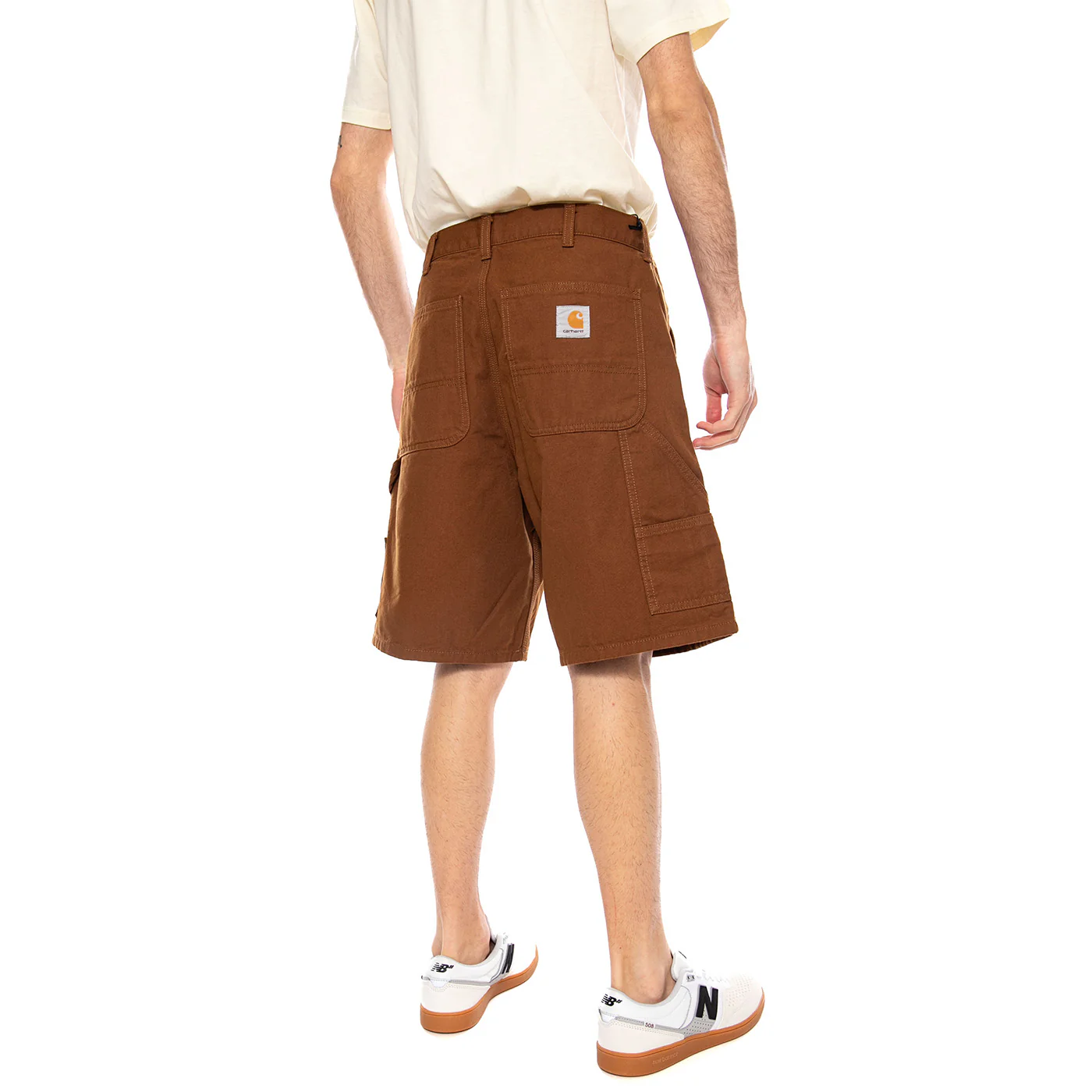 Double Knee Short Hamilton Brown - Bermuda Uomo Marroni Uomo CARHARTT WIP - Image 3